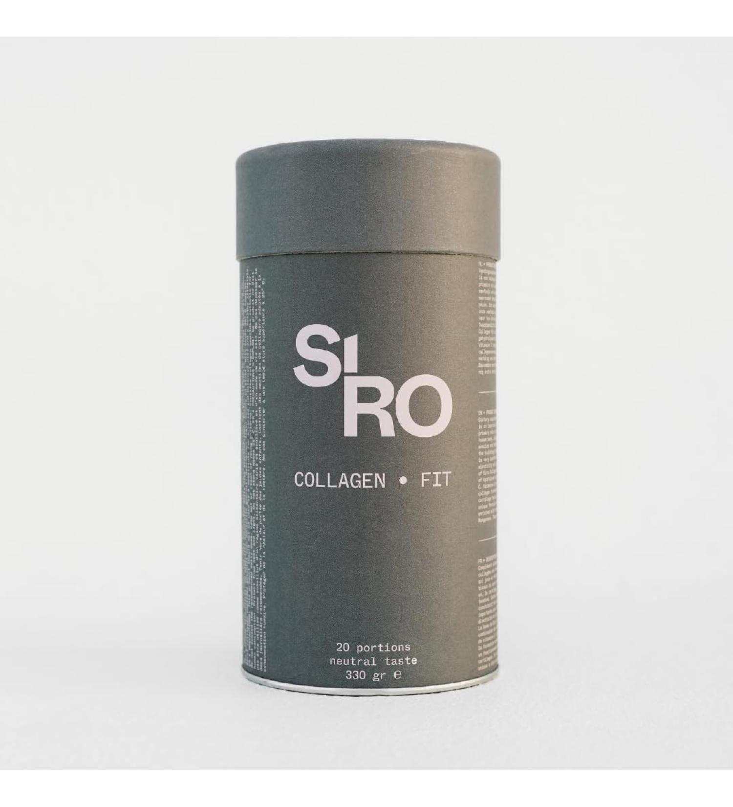 QS Supplements Siro collagen fit hydrolyzed powder high dose collagen peptides 15 mg vitamin C vitamin D calcium and manganese - Buy Online on GoSupps.com