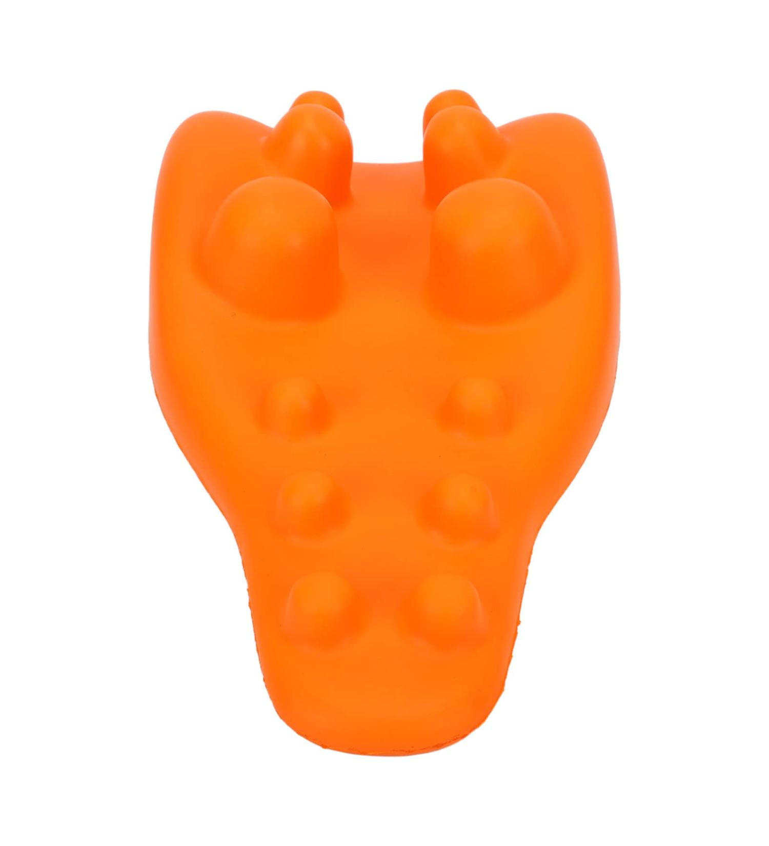 Neck Traction Cushion - Soft Foam Device for Gentle Stretching & Neck Pain Relief with Massage Points - Buy Online on GoSupps.com