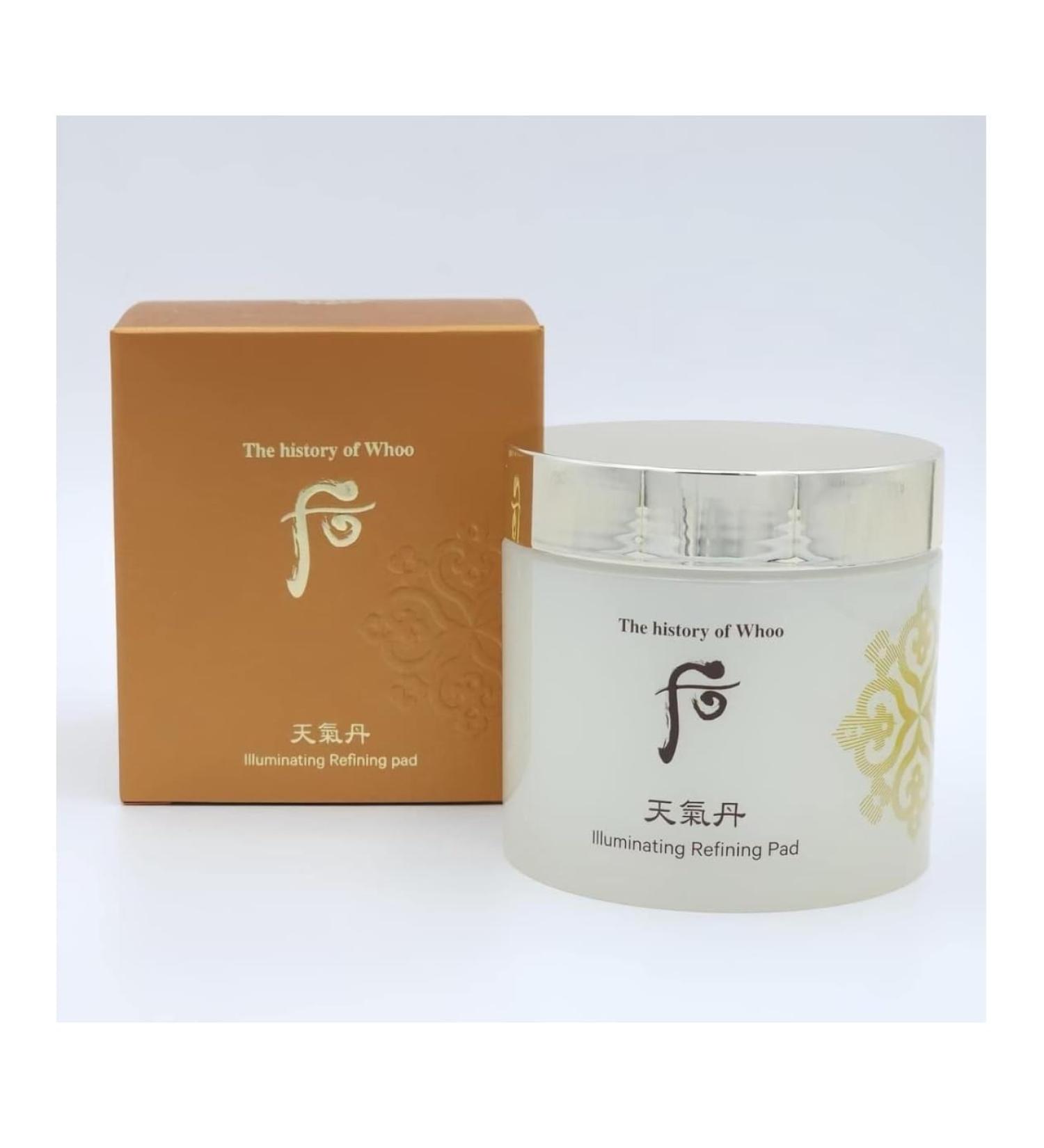 Korea Skincare Cheongidan Illuminating Refining Pad 60ea - Soothing Gold Toner for Smooth Skin | Buy Internationally - Buy Online on GoSupps.com