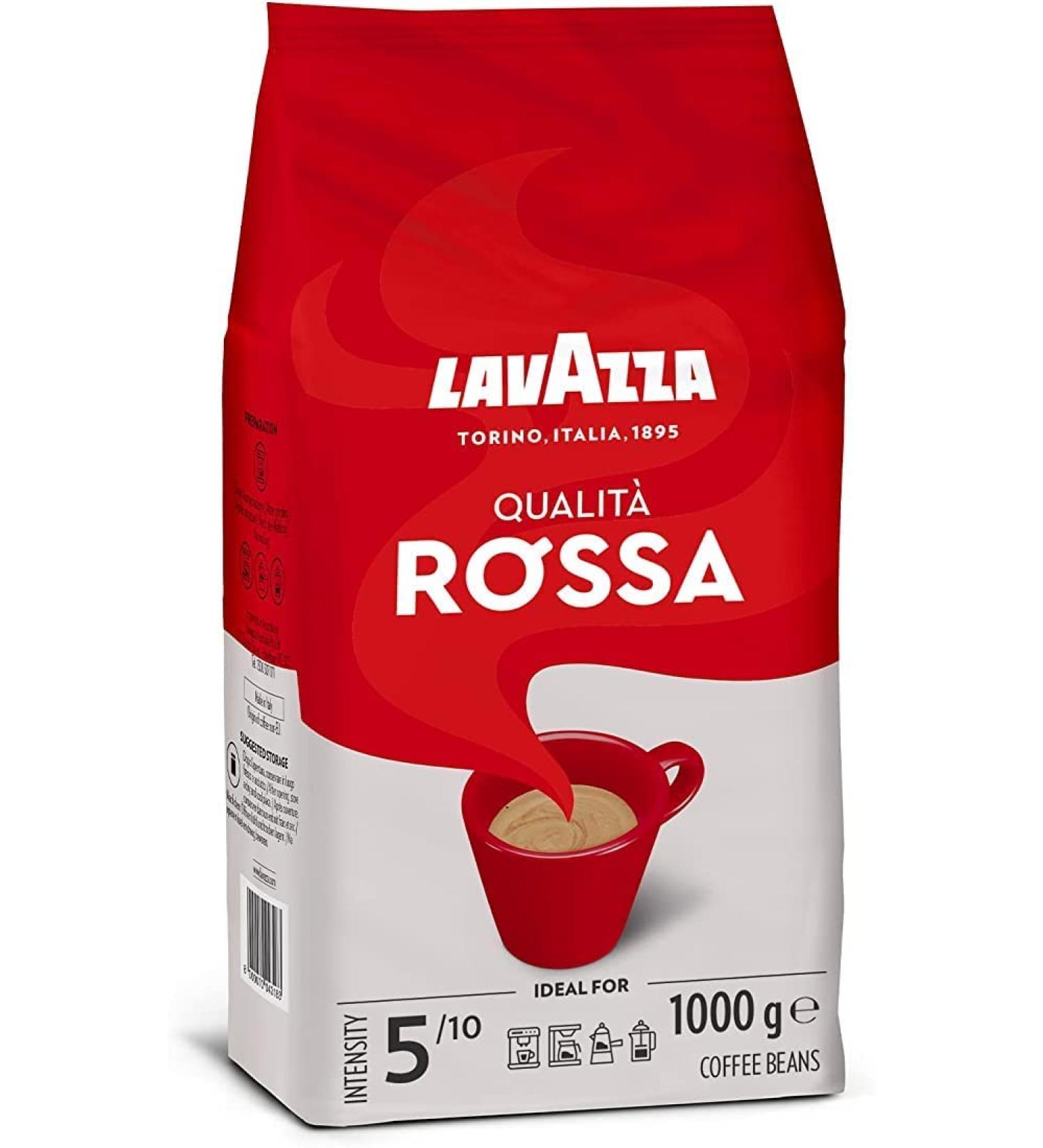 Buy Lavazza Coffee Qualita Rossa - 2 x 1000g Pack | Premium Italian Coffee | International Shipping - Buy Online on GoSupps.com