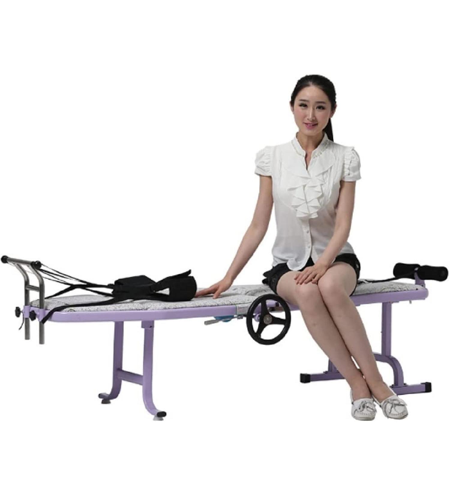 SPUZZO Back Traction Device for Cervical Spondylosis & Herniated Disc - Physiotherapy Spinal Stretcher & Body Elongation Orthosis - Buy Online on GoSupps.com