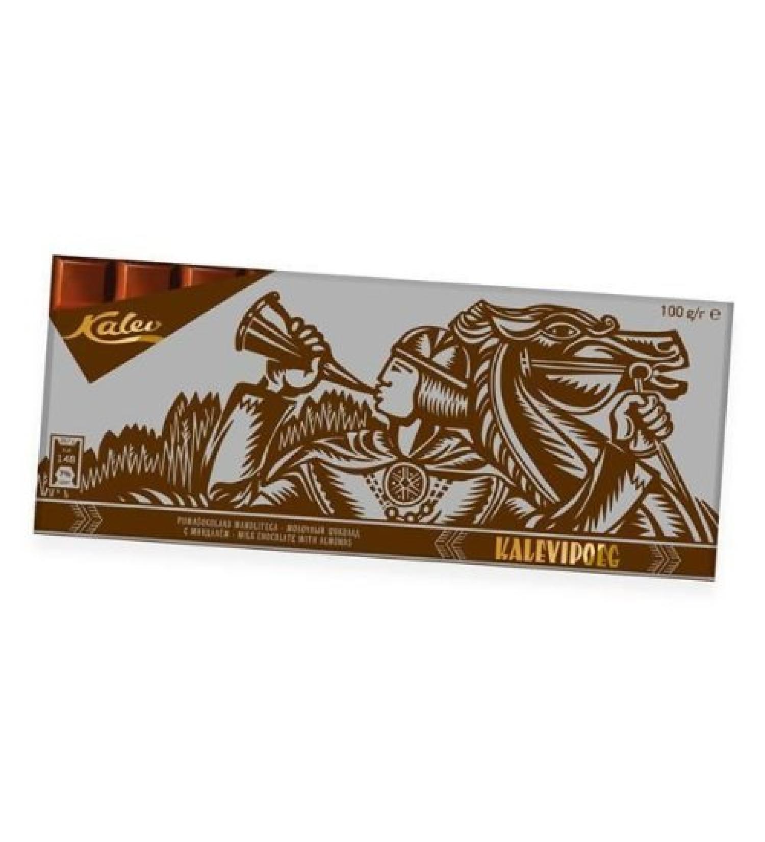Kalev Kalev ipoeg Milk Chocolate with Almonds 300g Each