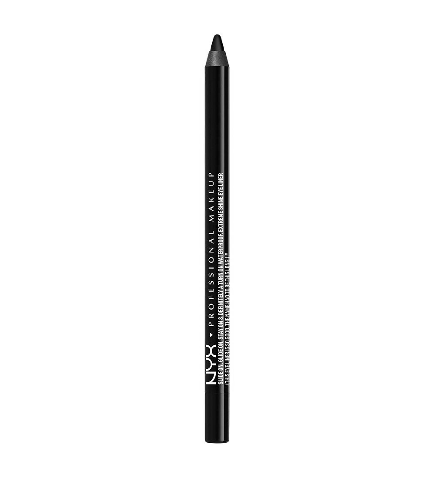 NYX Slide On Waterproof Eyeliner Pencil in Jet Black - Long Lasting Formula - 1 Count - Buy Online on GoSupps.com