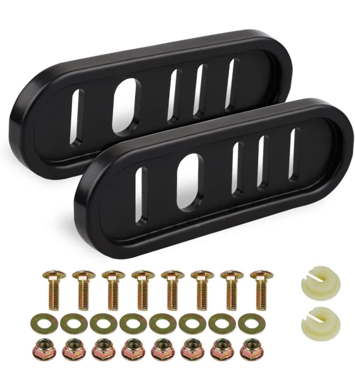 Snowblower Slide Shoes Skid Shoe (2 Pack) with Mounting Hardware - Universal MTD Snow Thrower - Buy Online on GoSupps.com