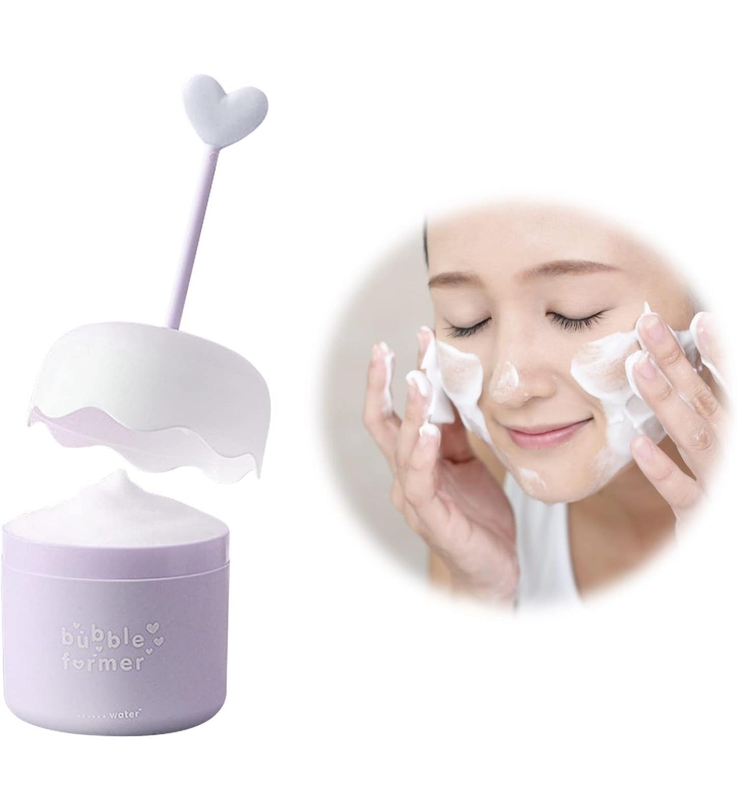 Face Cleanser Foamer Cup Cute Face Cleanser Bubbler Travel Skin Care Foam Maker Portable Face Cleanser Facial Cleanser Bubble Maker Foam Maker for Girls Face Wash Shower Tools - Buy Online on GoSupps.com