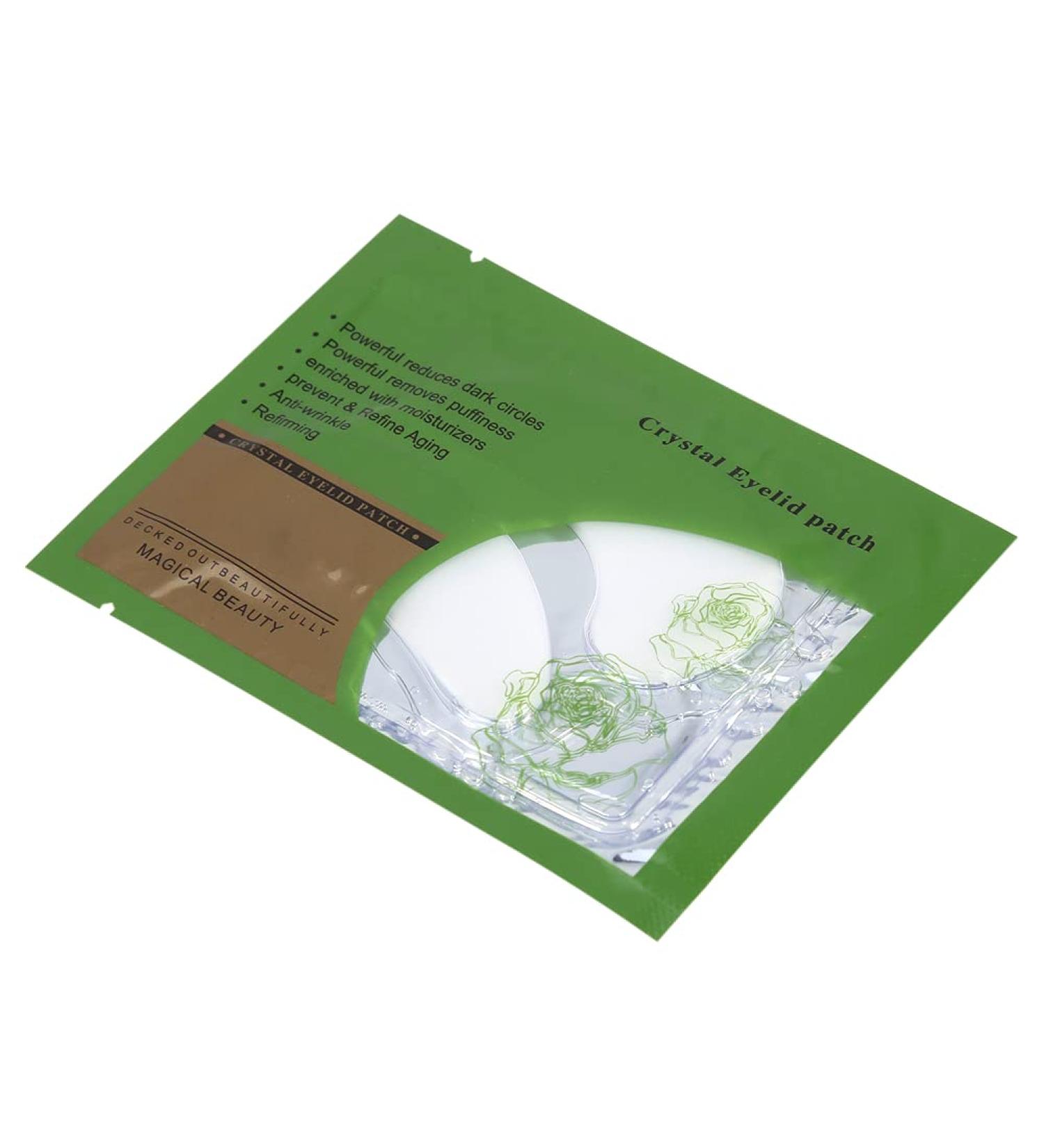 20 Pairs Collagen Eye Mask Crystal Moisture Under Eye Patches Anti Wrinkle Reducing Dark Circles Puffiness Plant Extracts Undereye Pads - Buy Online on GoSupps.com