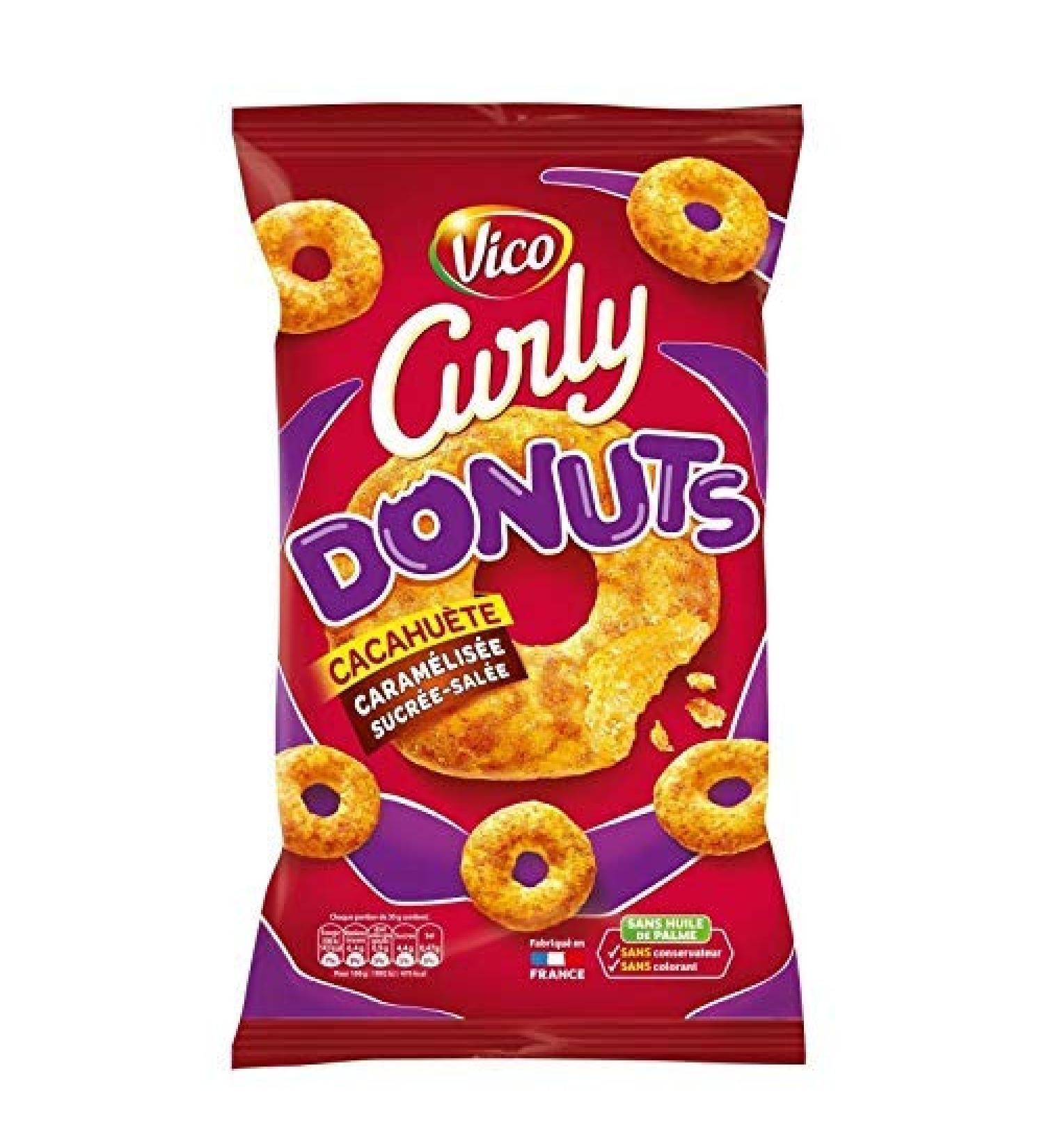 CURLY - Curly Donuts Peanut 100G - Pack of 3 - best offer - Buy Online on GoSupps.com