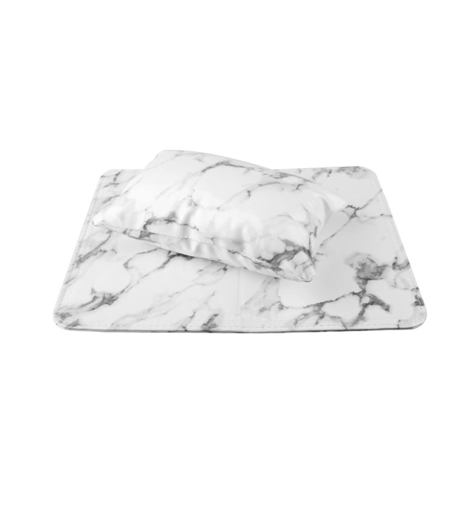 djkyu Marble Pu Leather Nail Art Hand Pillow Arm Rest Holder Pad Hand Rest Cushion Arm Holder Manicure Care Accessories (Color : White) - Buy Online on GoSupps.com