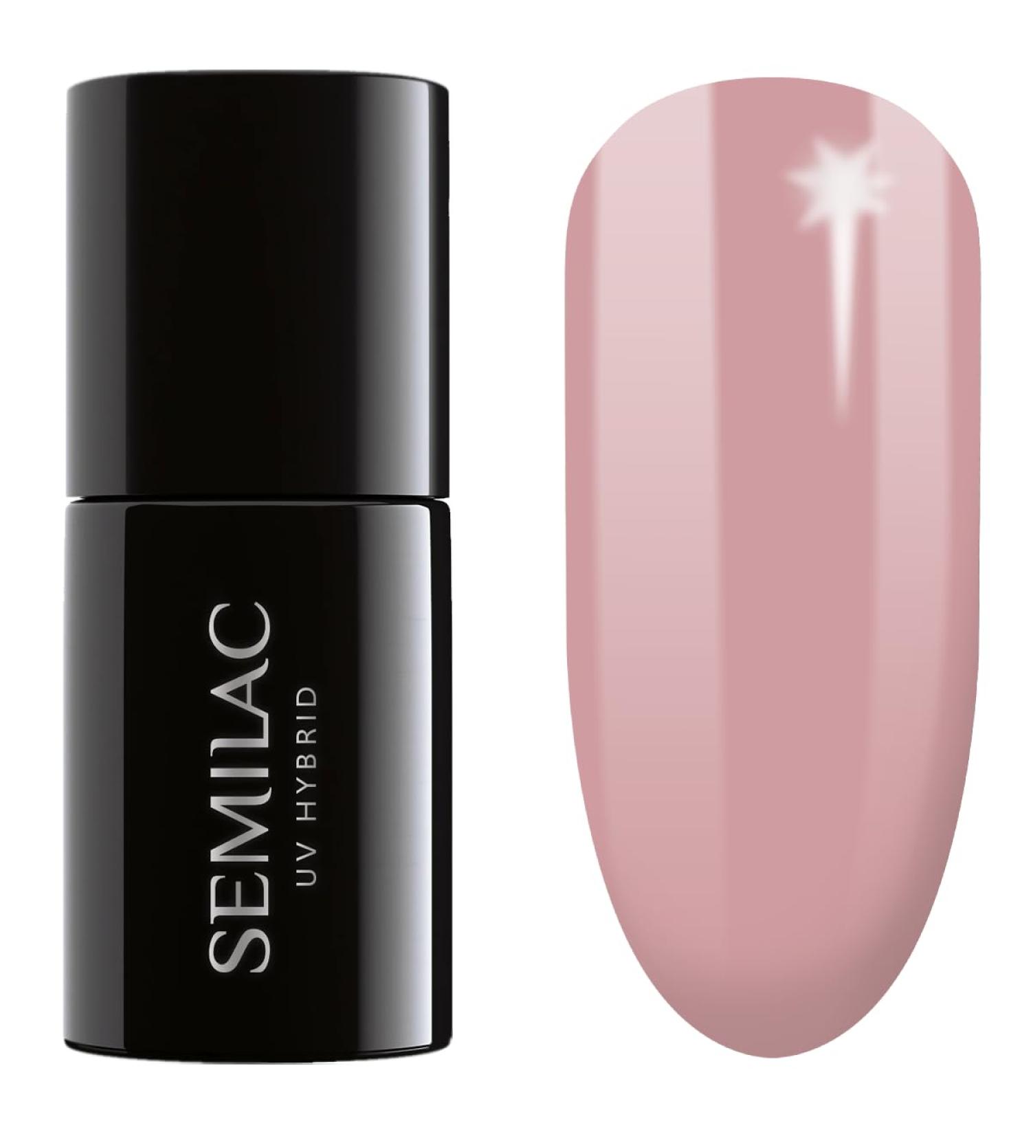 SEMILAC 586 Dirty Rose Nude Nail UV Gel Polish | Long Lasting and Easy to Apply | Soak off UV/Led | Perfect for Home and Professional Manicure and Pedicure 7 ml - Buy Online on GoSupps.com