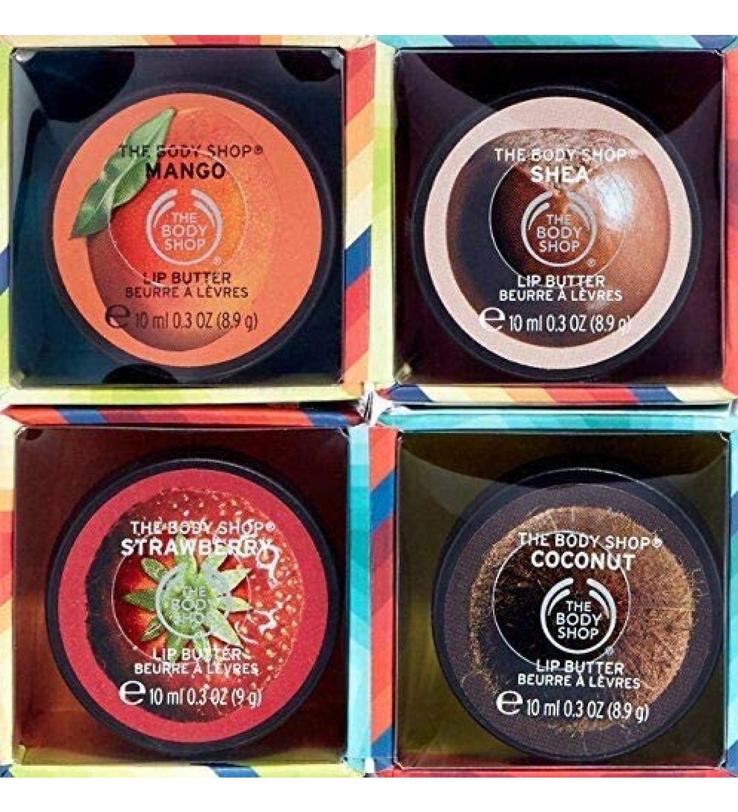 The Body Shop Lip Butters Magic Cube Gift Set - 4pc Assorted Paraben-Free Lip Butters - Buy Online on GoSupps.com