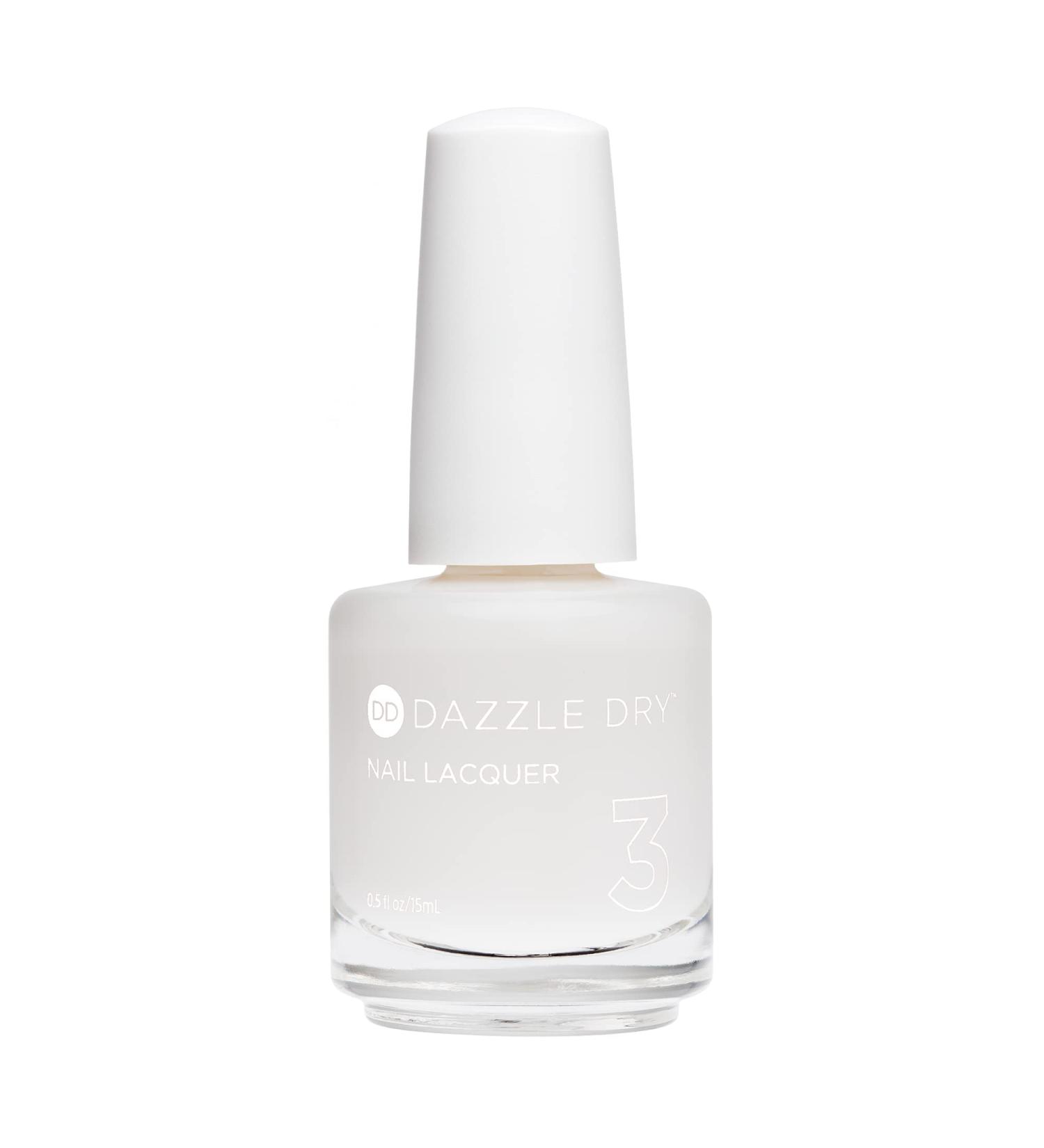 Dazzle Dry Nail Lacquer - Fine China | Sheer Milky White | Long-Lasting & Quick-Dry | 0.5 fl oz - International Shipping Available - Buy Online on GoSupps.com
