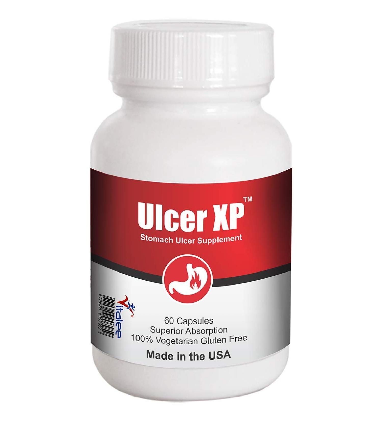 Ulcer XP - Natural Stomach Ulcer Supplement (60 Capsules) | Boost Your Digestive Health Worldwide - Buy Online on GoSupps.com