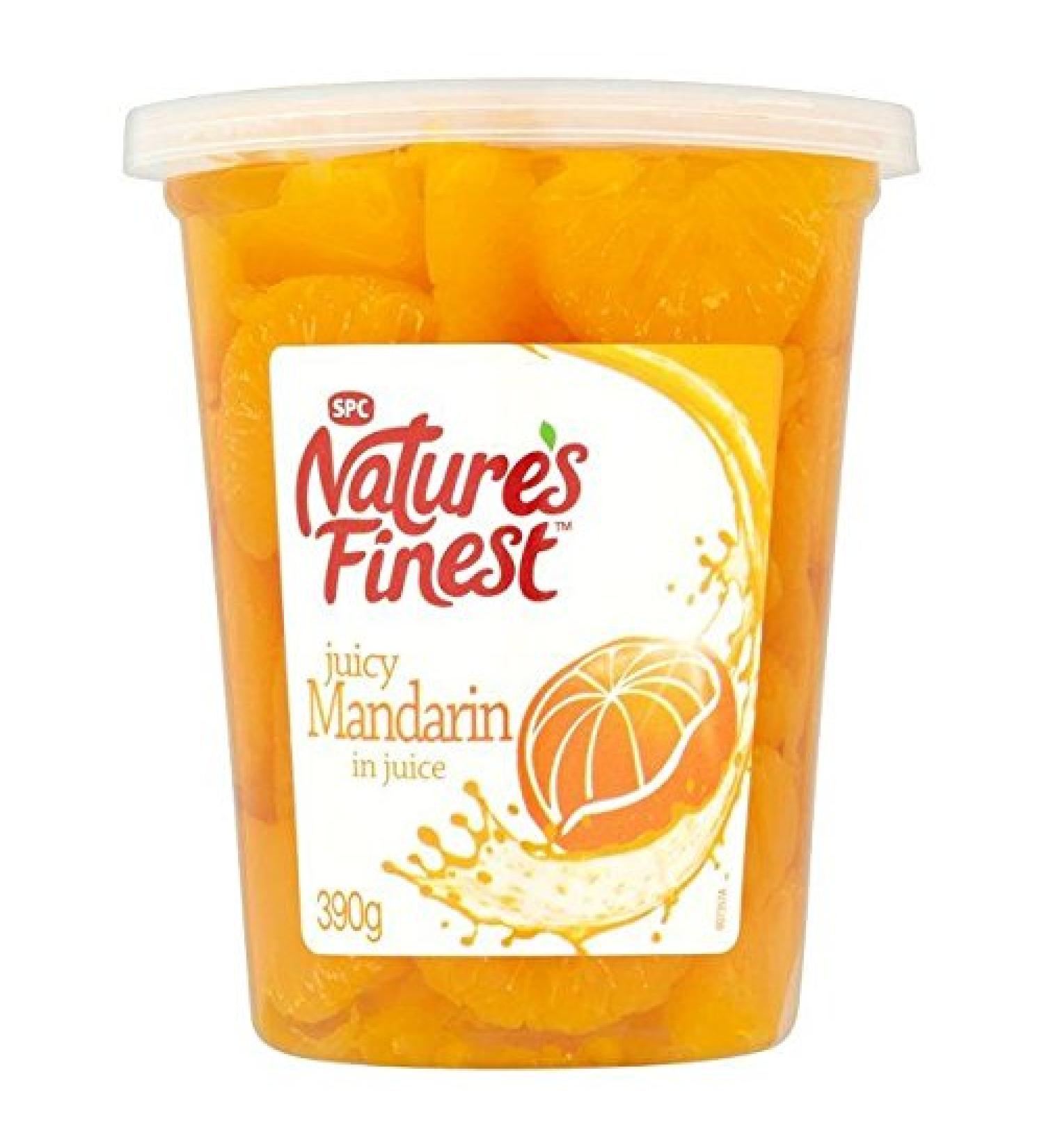 Nature's Finest Mandarin Segments In Juice - 390g