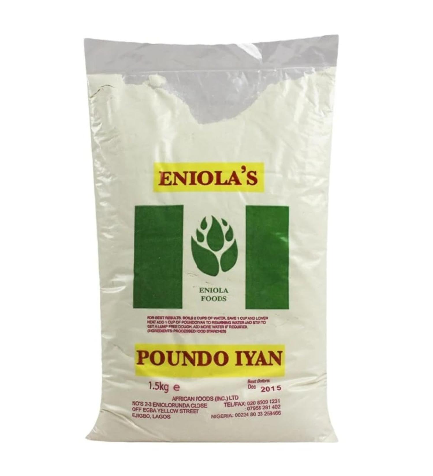 Eniola s Poundo Iyan 1.5kg-Fd