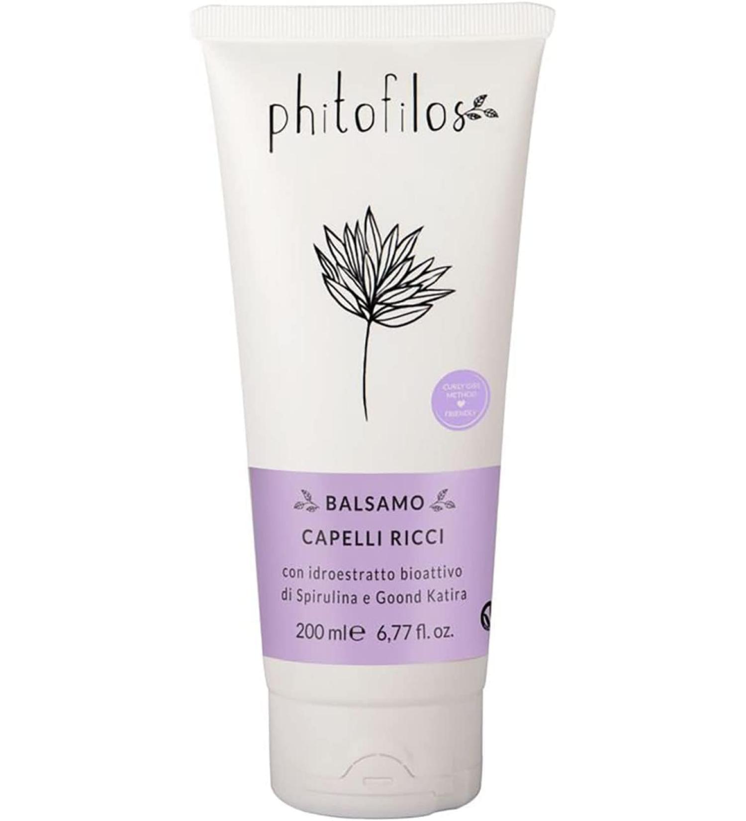 PHITOFILOS Curly hair balm with SPIRULINA and KATIRA 200 ml - Vegan ECOBIO 100% COSM167 - Buy Online on GoSupps.com