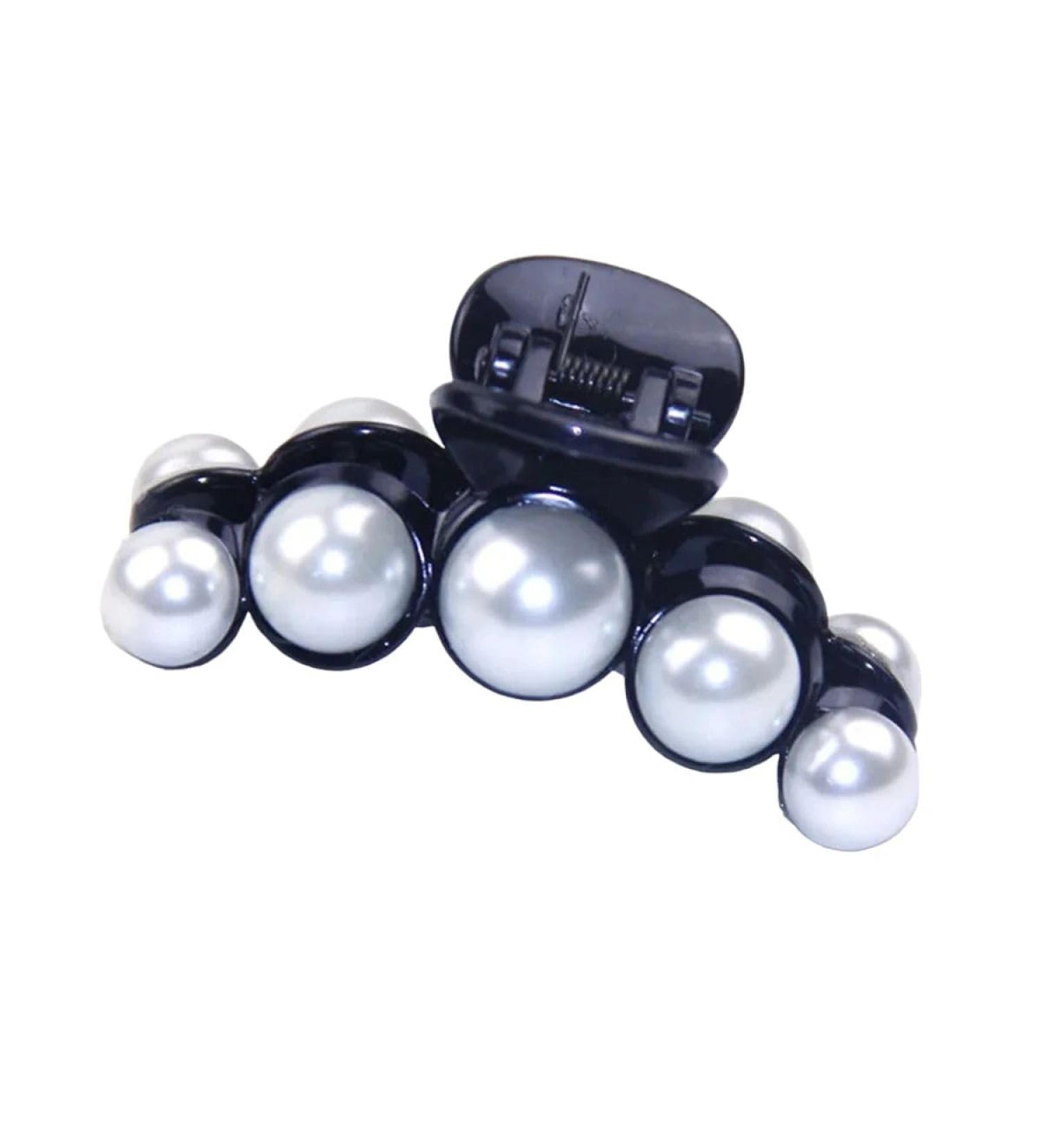 New 2025 Luxury Trendy Big Pearls Acrylic Hair Claw Clips Round Pearl Makeup Hair Styling Barrettes For Women Hair Accessories Jewelry Fashion Accessories Creative Gift - Buy Online on GoSupps.com