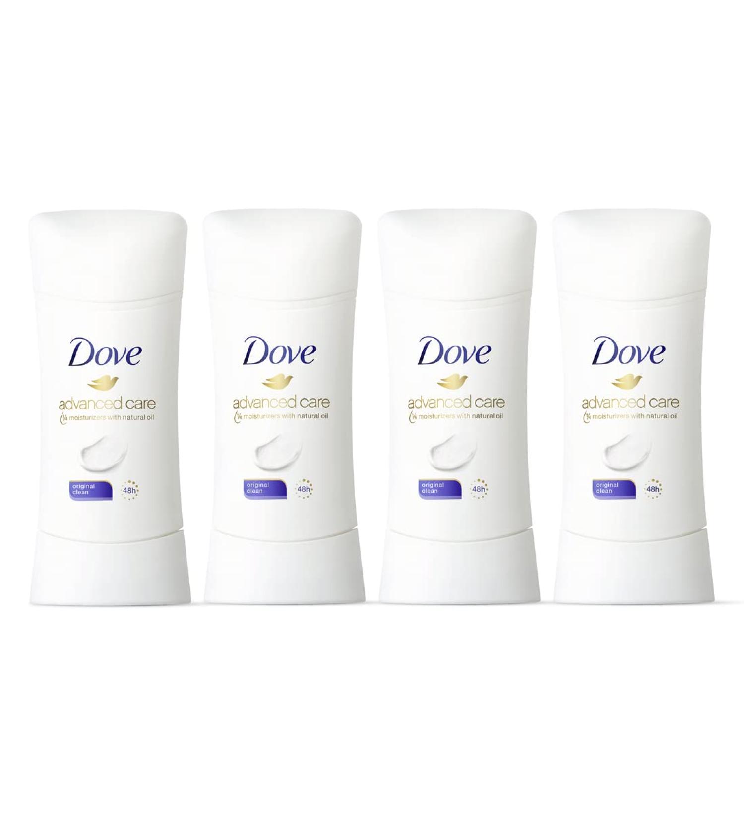 Dove Antiperspirant Deodorant for Women 2.6oz - Pack of 4, Original Clean Scent, 48-Hour Protection - Buy Online on GoSupps.com