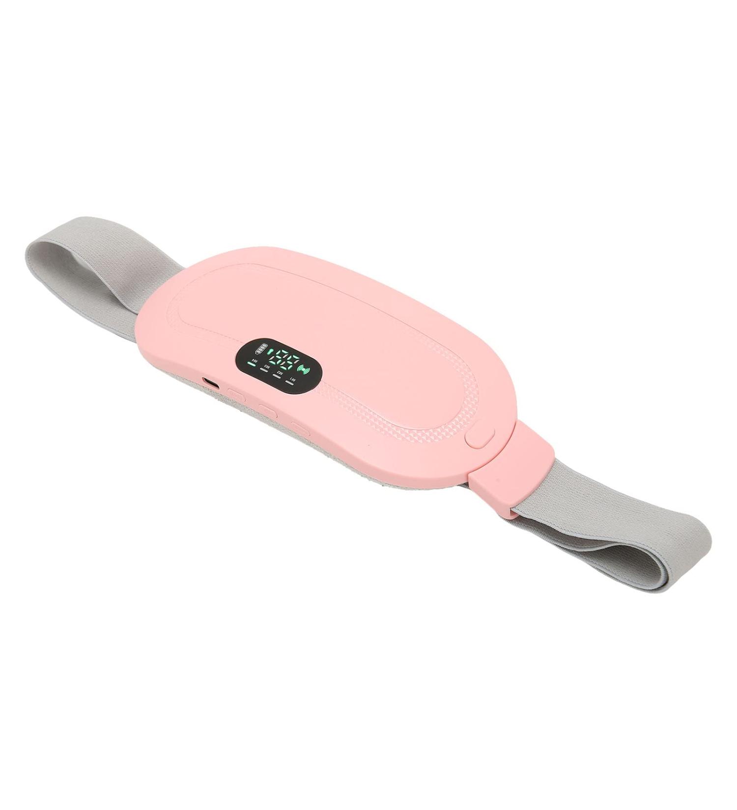 4 Gears Electric Waist Heating Belt - USB Hot Compress & Acupressure Massage | Wireless Heating Pillow for Women & Girls - Buy Online on GoSupps.com