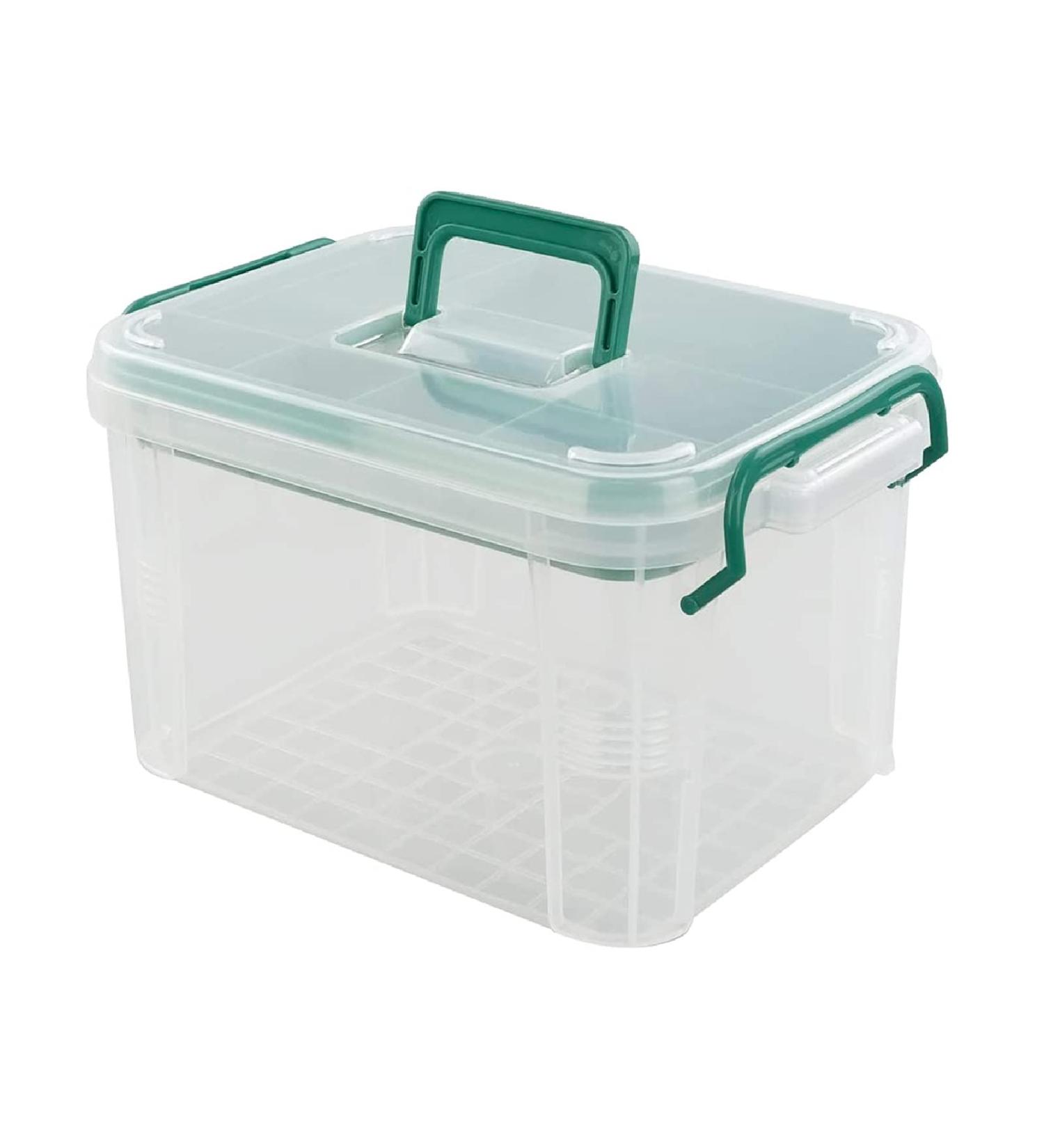 Clear Plastic First Aid Kit Box - Household Medicine Storage - 1 Pack - Buy Online on GoSupps.com