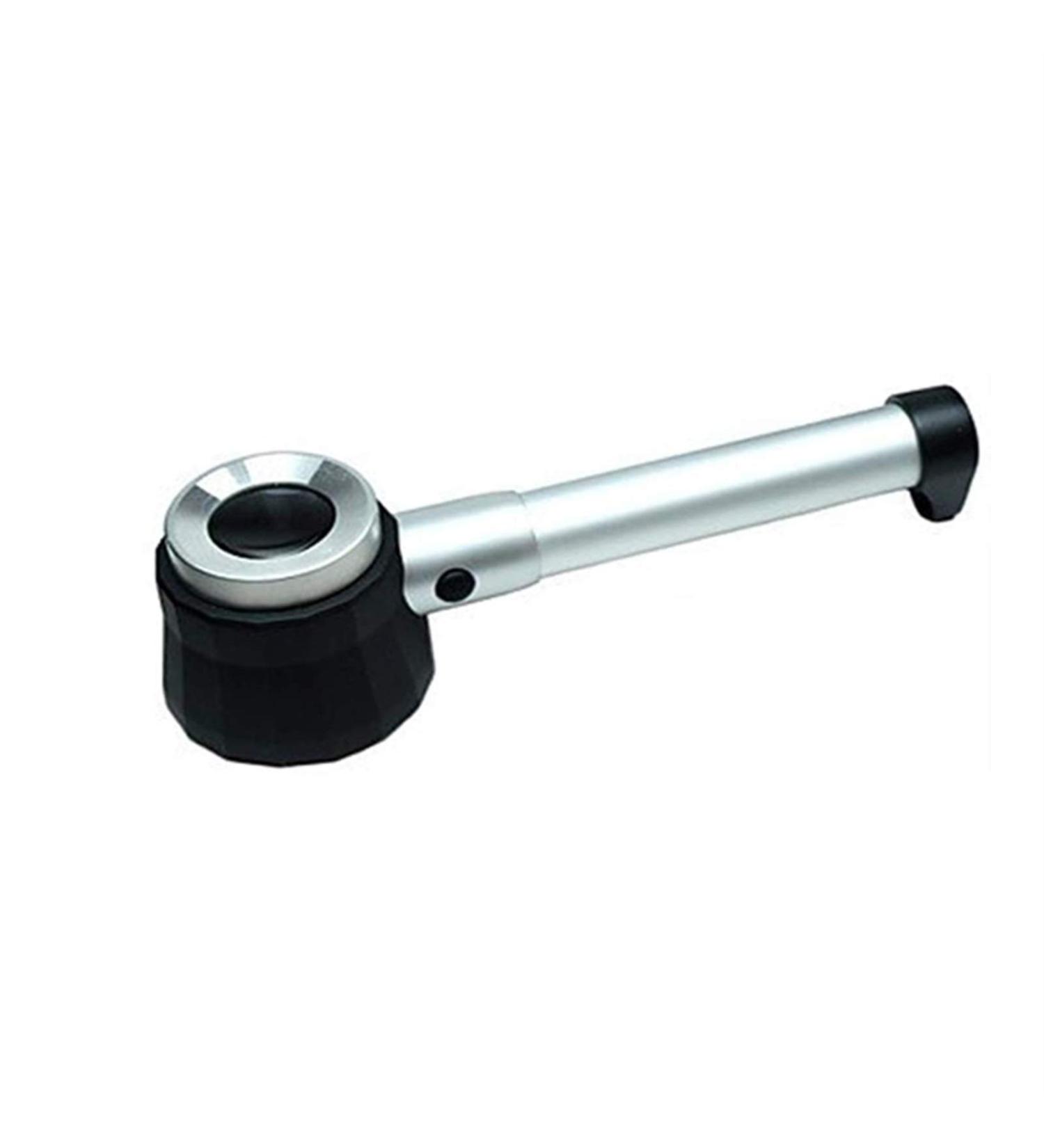 Lightweight Magnifying Glass 10X High-Definition Optical Double-Layer Lens with Scale Edge Without Distortion Led Light Magnifying Glass Lofty Ambition - Buy Online on GoSupps.com