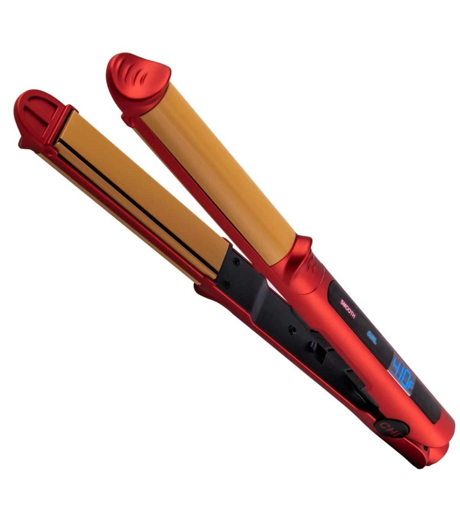 CHI 3-In-1 Hairstyling Iron - Ruby Red | Professional Hair Straightener, Curler & Waver - Buy Online on GoSupps.com