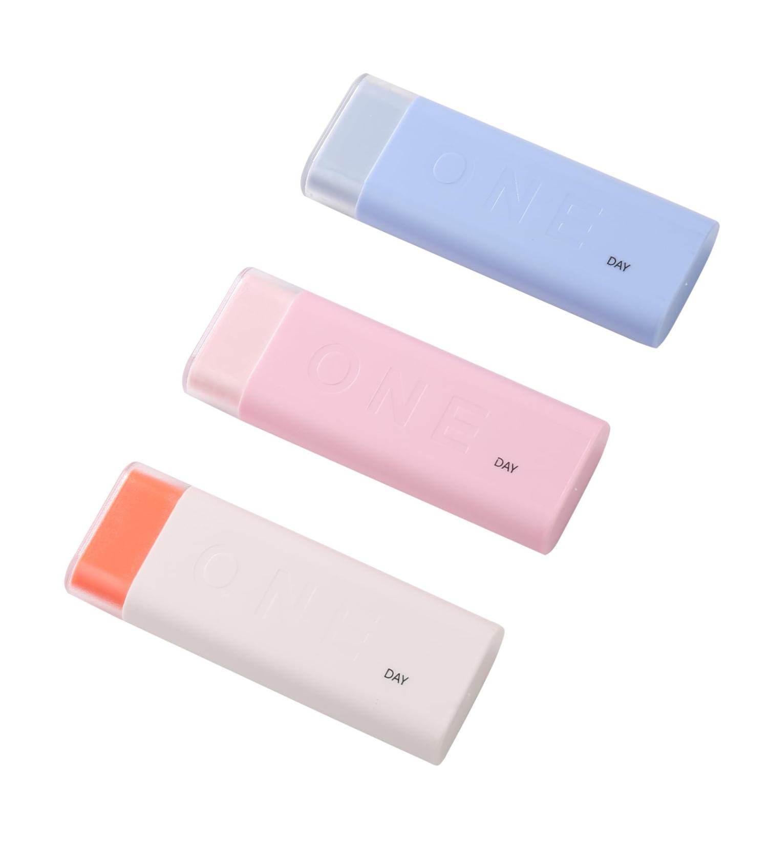 Tablet Box for Vitamins & Medication | Portable Pill Dose Organizer - Blue & White - Buy Online on GoSupps.com