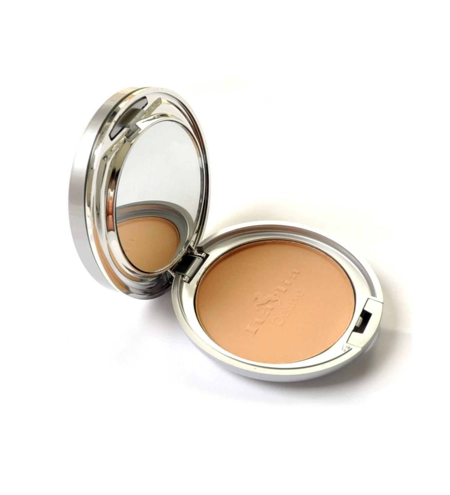 Italia Maku Up Foundation Face Two Way Mineral Powder Dark Beige Oil Free Spf 8