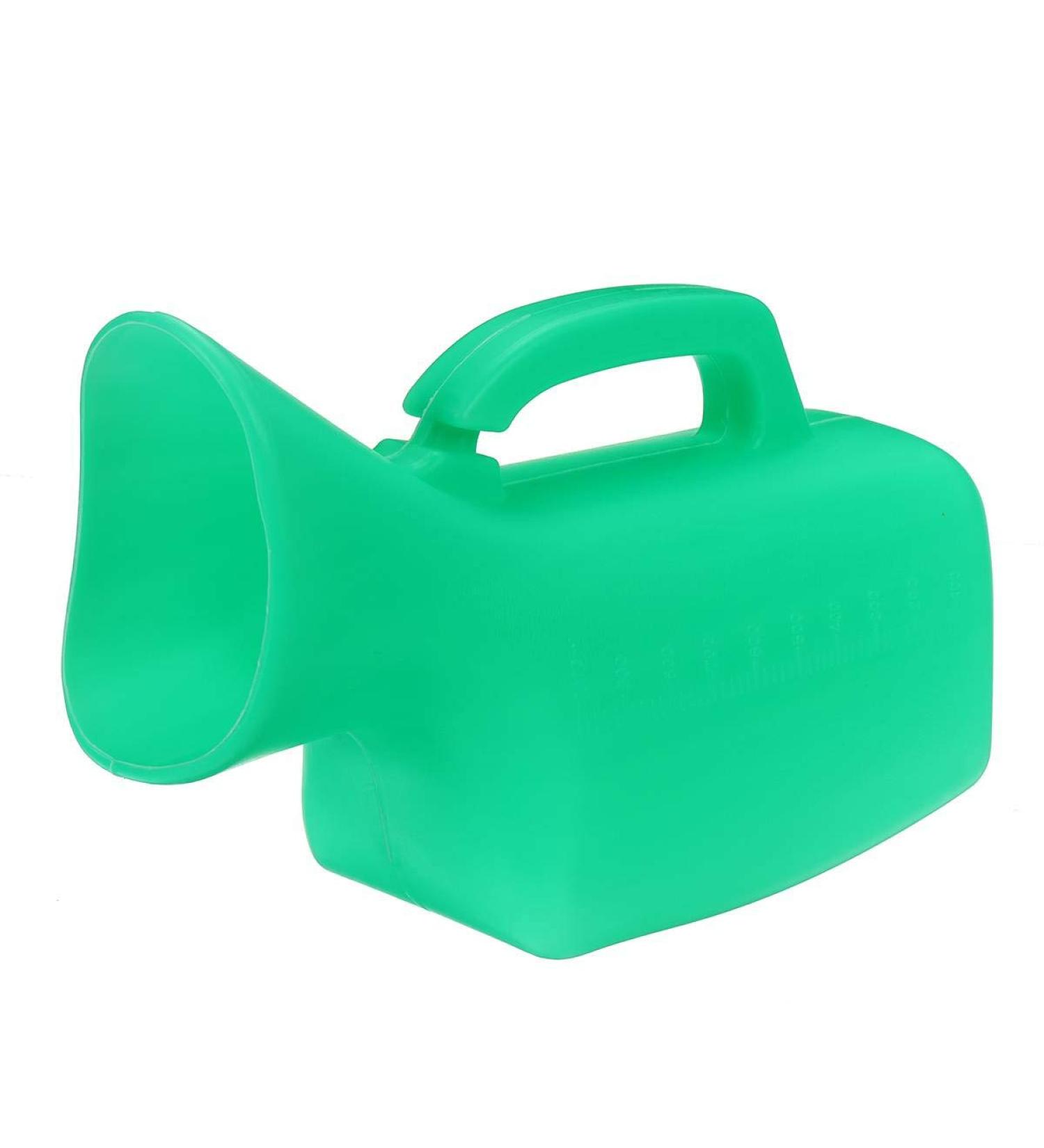Portable Male Female Urinal Pee Bottles Home Urinals Incontinence Bottles Outdoor Camping Travel Driving Pee Urine Toilet green men - Buy Online on GoSupps.com