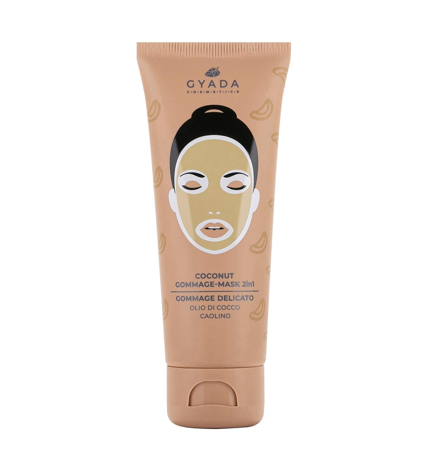  GYADA COSMETICS GYADA COSMETICS Face Scrub 2 in 1 Mask Exfoliating and Purifying Makes Skin Moisturized and Non-Irritated with Coconut Oil and Shea Butter 15ml - Buy Online on GoSupps.com