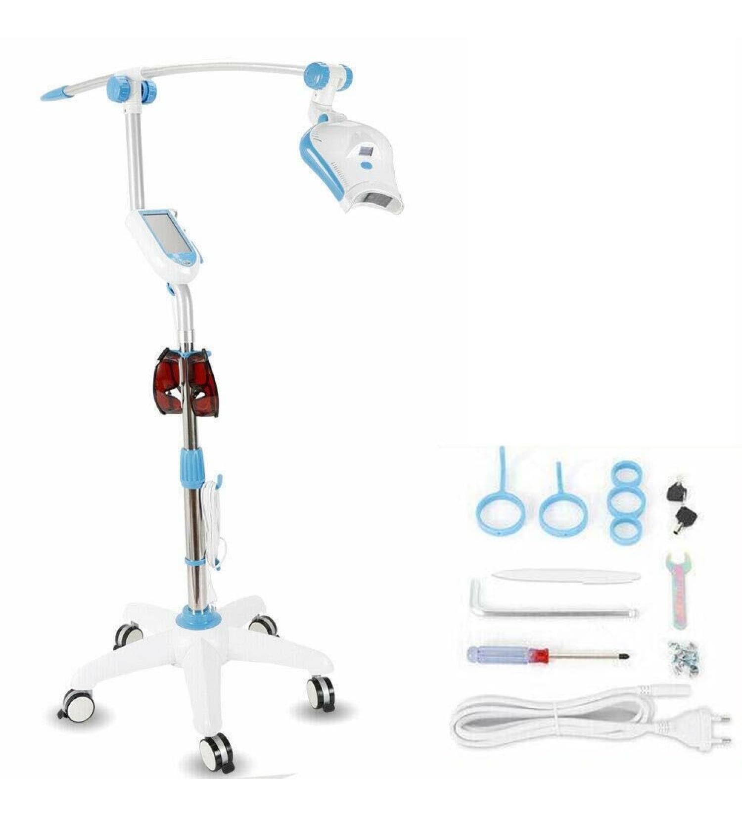 LED Dental Tooth Whitening Light - 5 Touchscreen Teeth Bleaching Lamp with Adjustable Angle | Fast International Shipping - Buy Online on GoSupps.com