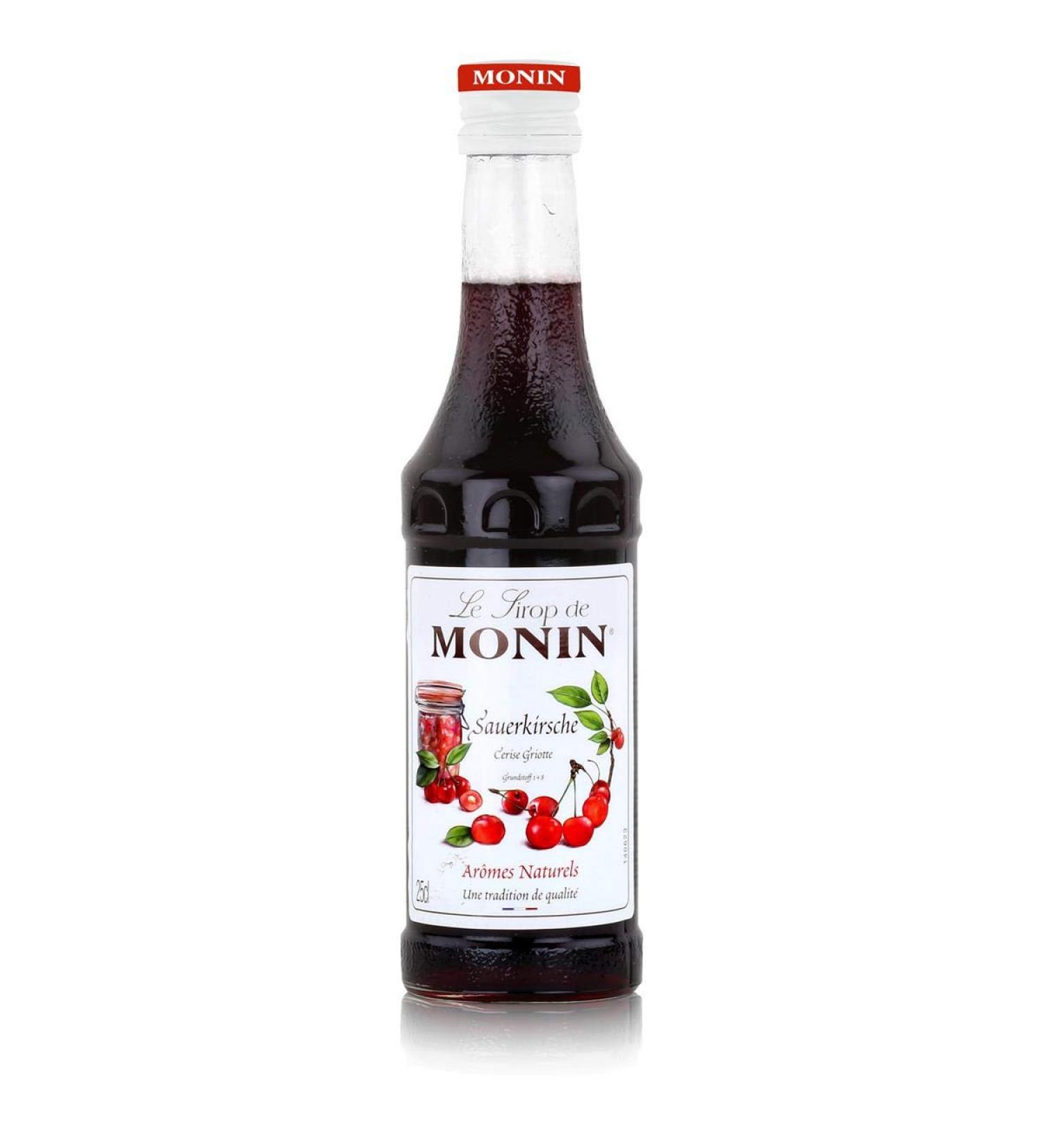 Buy Le Sirop de Monin Kirsche Syrup 250ml - Premium Cherry Flavor for Cocktails & Desserts - International Shipping Available - Buy Online on GoSupps.com