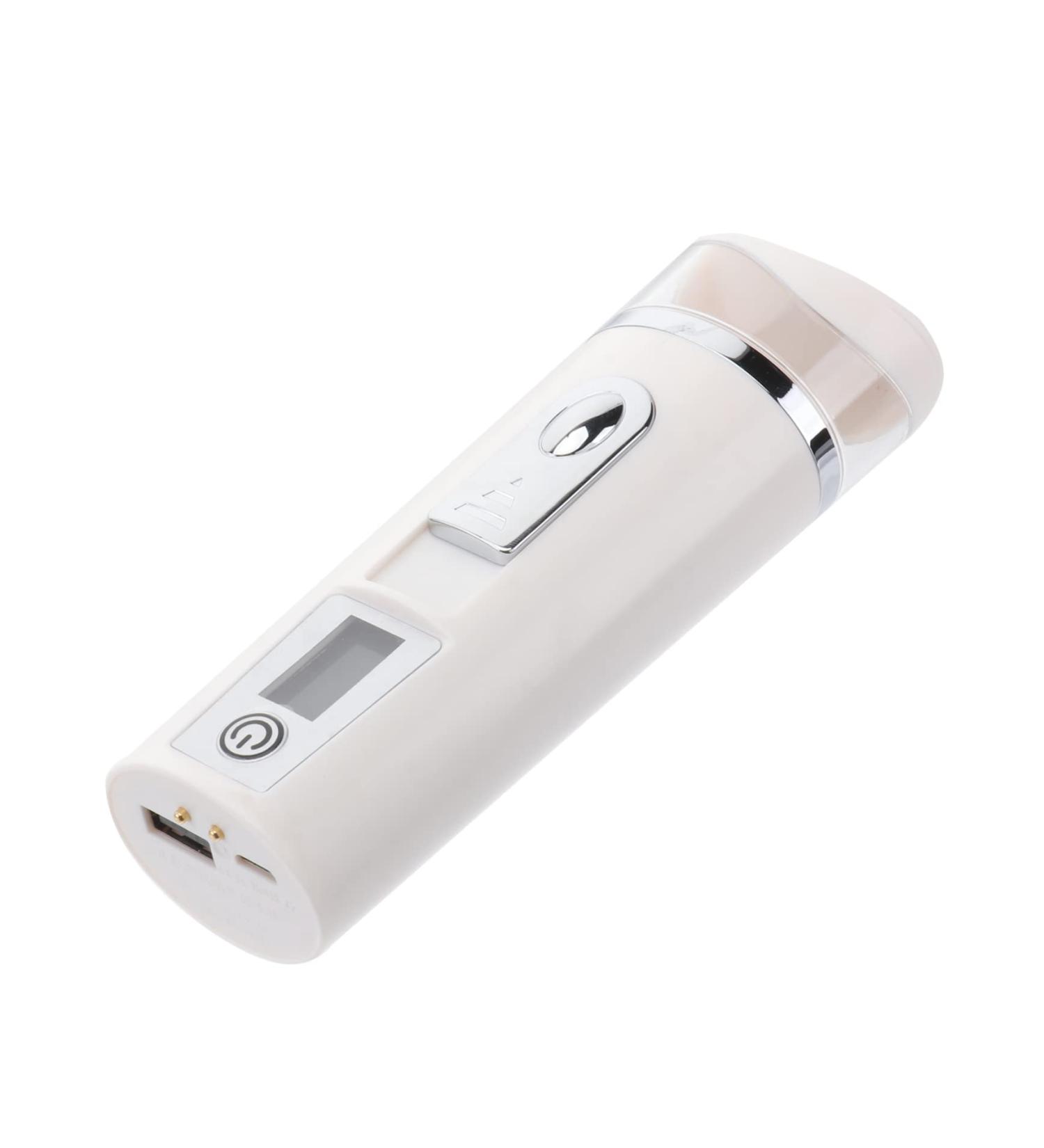 VINTORKY Hydrating Instrument Skin Care Sprayer Portable Cold Water Spray Mini Facial Sprayer Abs White - Buy Online on GoSupps.com