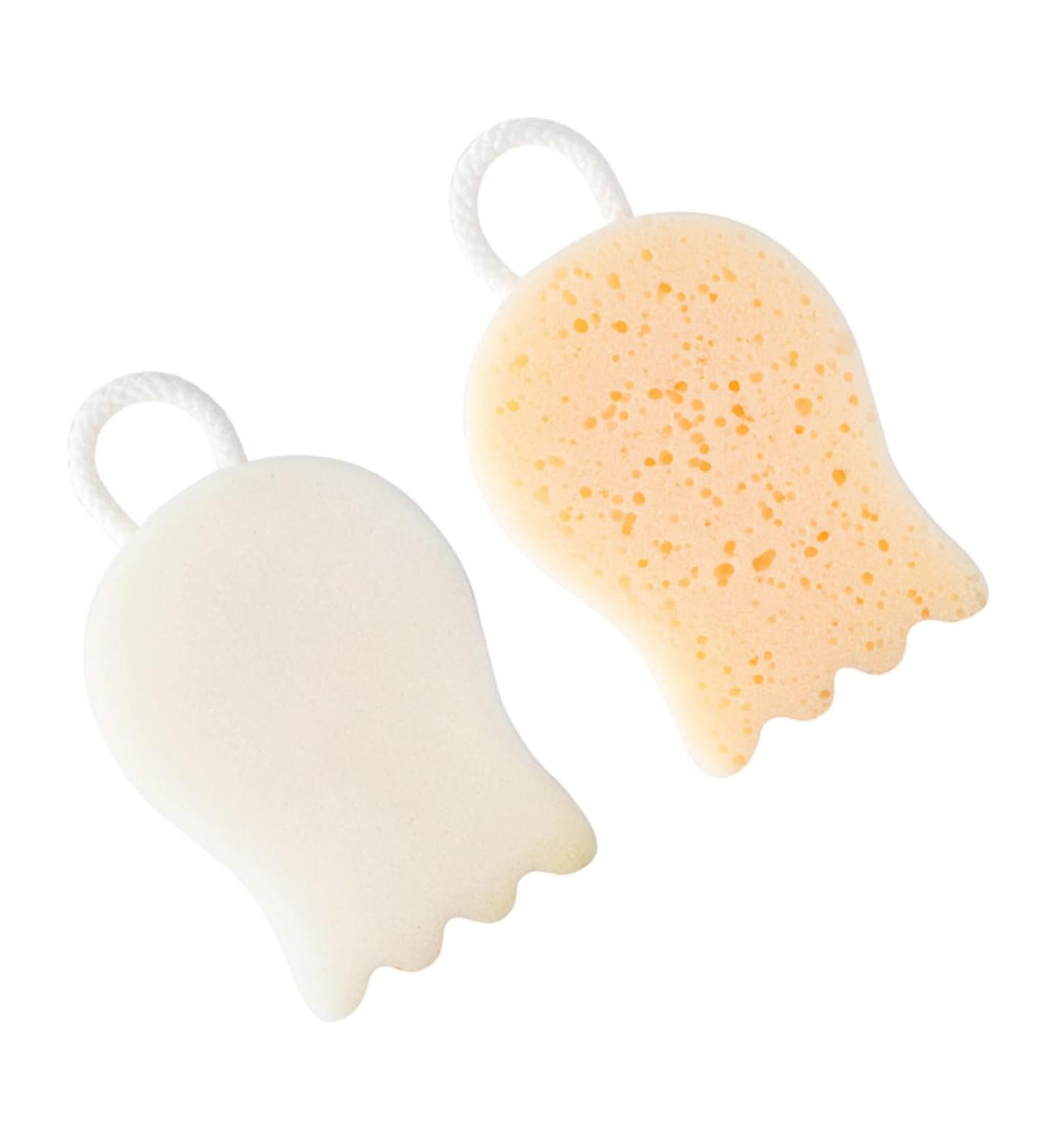 Beavorty 6 Pcs Exfoliating Bath Sponge Set - Comfortable Rubbing Balls Facial & Body Loofah - Ideal for Skin Care - White Polyester - Buy Online on GoSupps.com