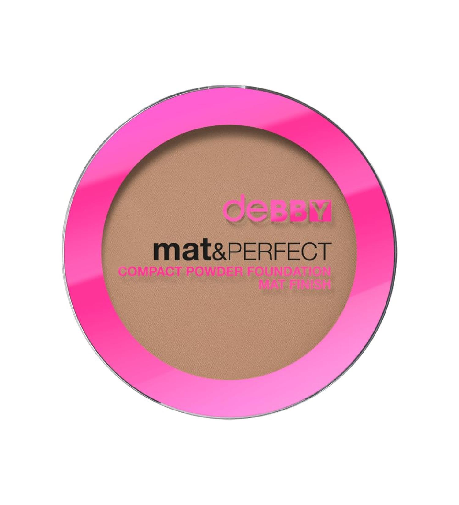 DEBORAH Debby By Deborah Mat & Perfect Compact Powder Foundation Mat Finish 04 Foundation Compact Powder Waterproof