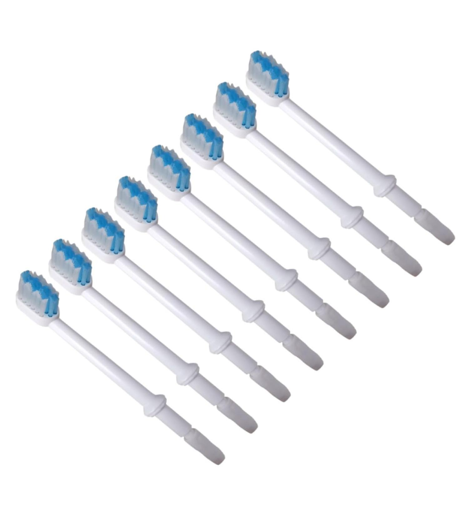 Kombiuda 8-Pack Replacement Brush Heads for Electric Toothbrush & Water Flosser - Professional Cleaning Accessories for Dental Care - Buy Online on GoSupps.com