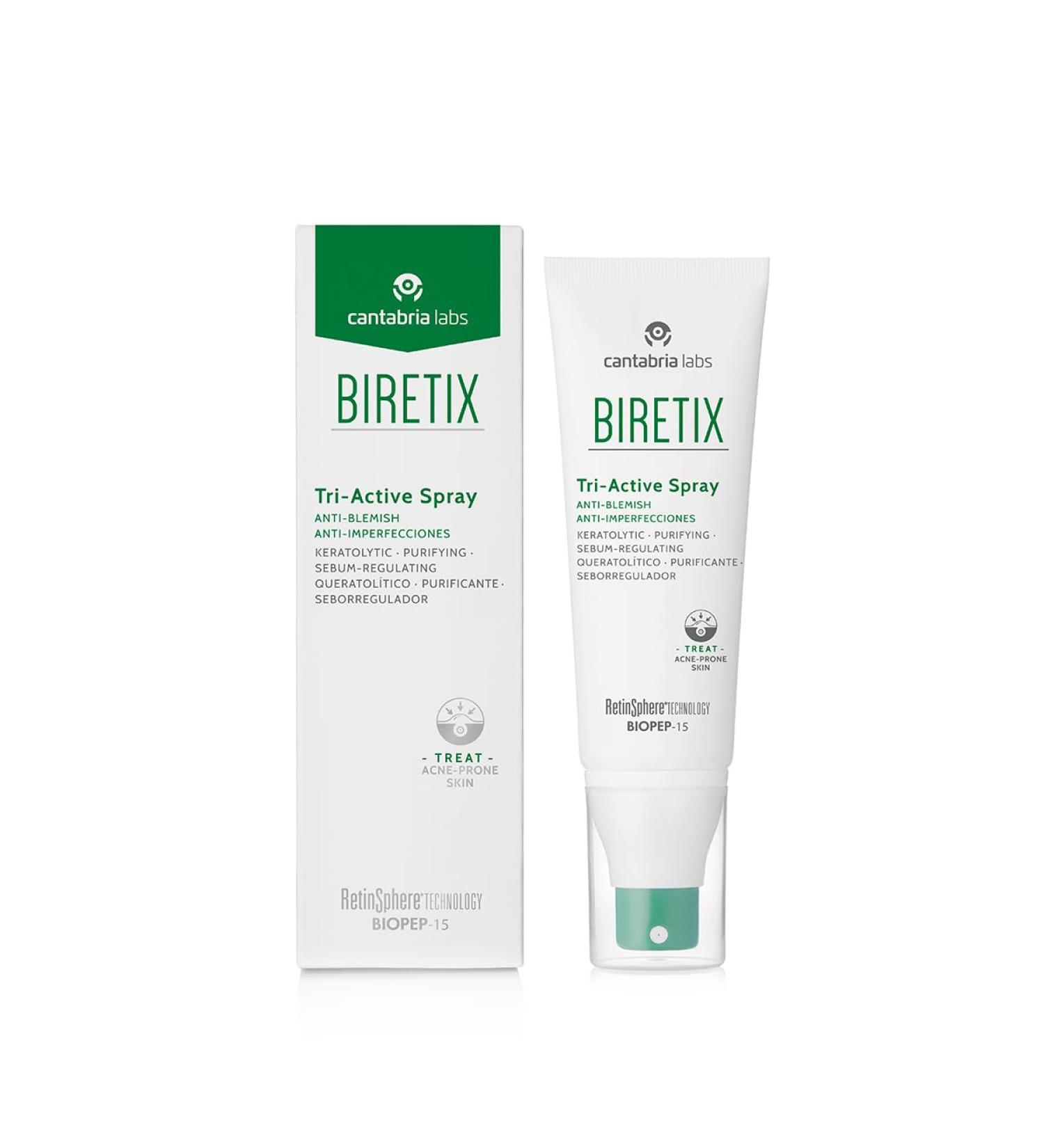 Cantabria Labs Biretix Tri-Active - Spray ad azione Cheratolitica 100ml - Buy Online on GoSupps.com