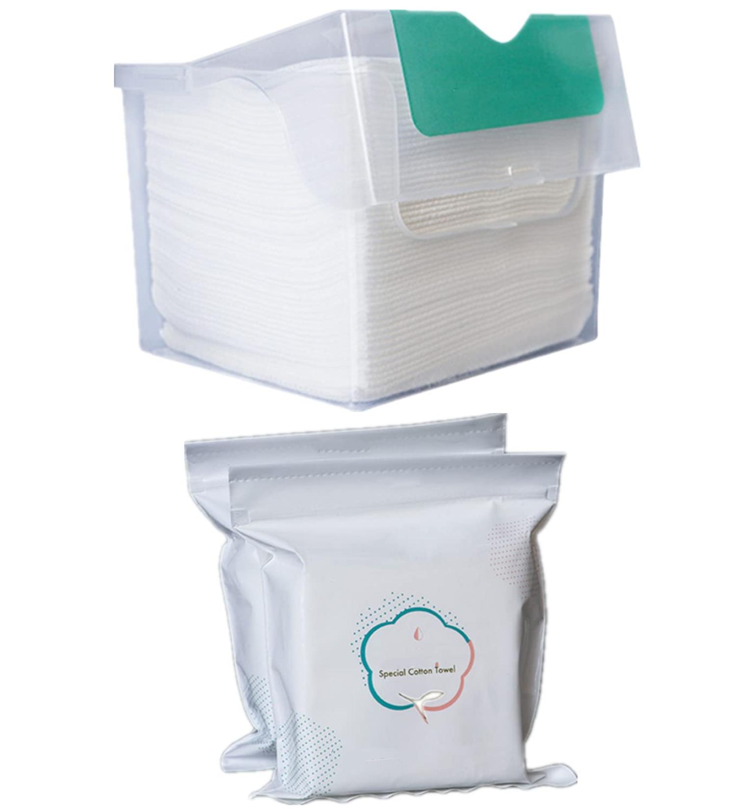 Buy Xichen Disposable Face Towels - 50 Pack Cotton Pads for Wet & Dry Use | International Shipping Available - Buy Online on GoSupps.com