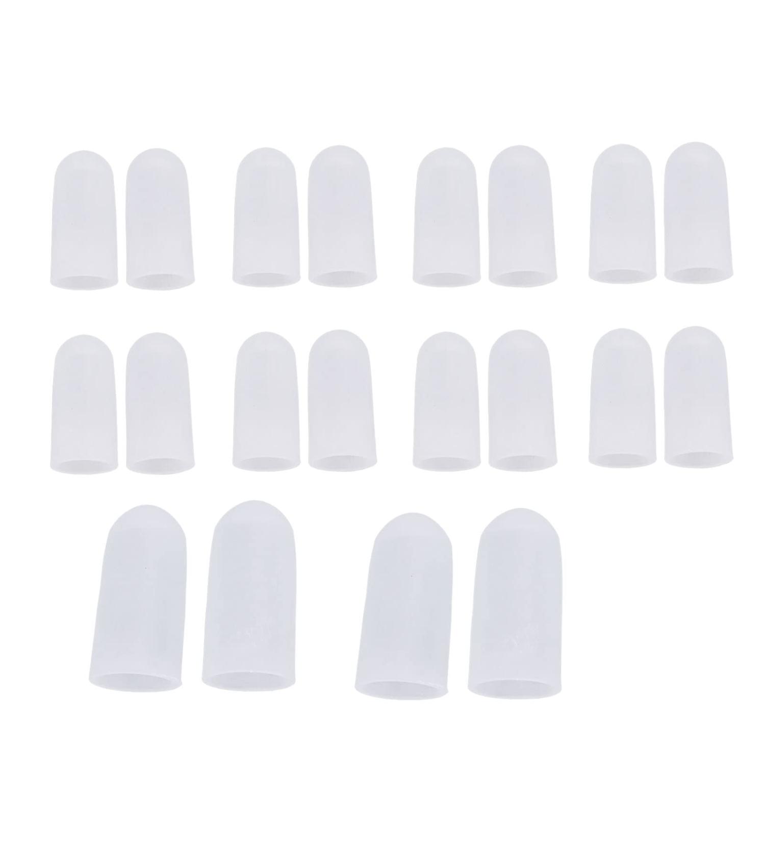 Silicone Toe Guards for Pain Relief and Toe Separation in Sports | Protective Toe Guards for Overlapping Toes - Buy Online on GoSupps.com