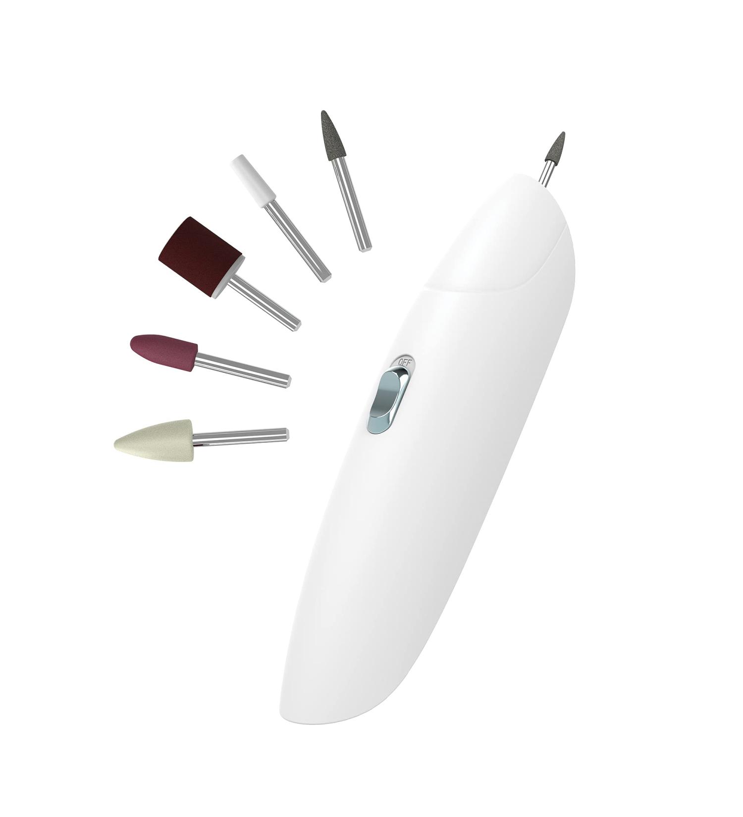 HoMedics Luxury 5 in 1 Electric Manicure/Pedicure Set - Five attachments to clean repair shape file and polish your nails MAN-1300-EU - Buy Online on GoSupps.com