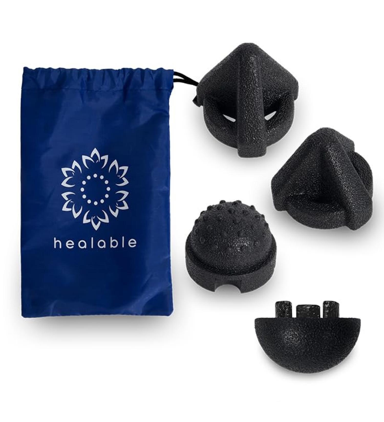 Healable Fascia Set | Trigger Point Presser & Back Massager | Fitness Foot & Hand Massager for Pain Relief | International Shipping Available - Buy Online on GoSupps.com