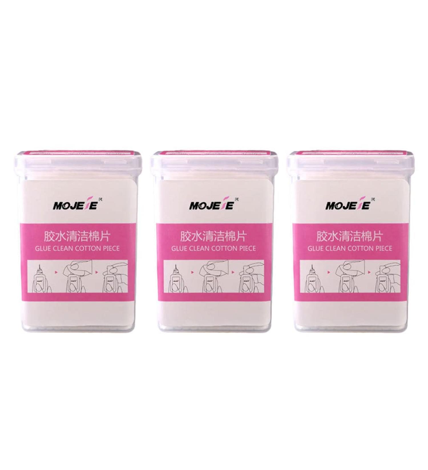 Minkissy 600 Sheet Eyelash Cleaning Pads - Lint-Free Towels for Eyelash Extensions & Nail Adhesive Remover - Hygienic White Fabric Accessories - Buy Online on GoSupps.com