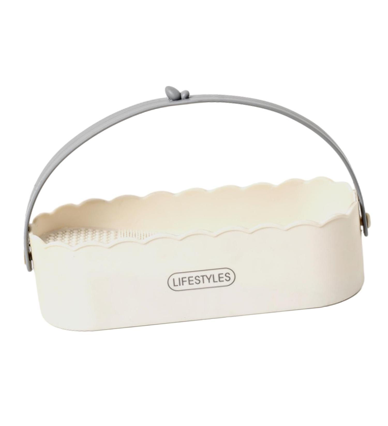 AWHAO Makeup Brush Cleaning Bowl Storage Rack Drying Rack Brush Cleaning Tool for Women's Salon white - Buy Online on GoSupps.com