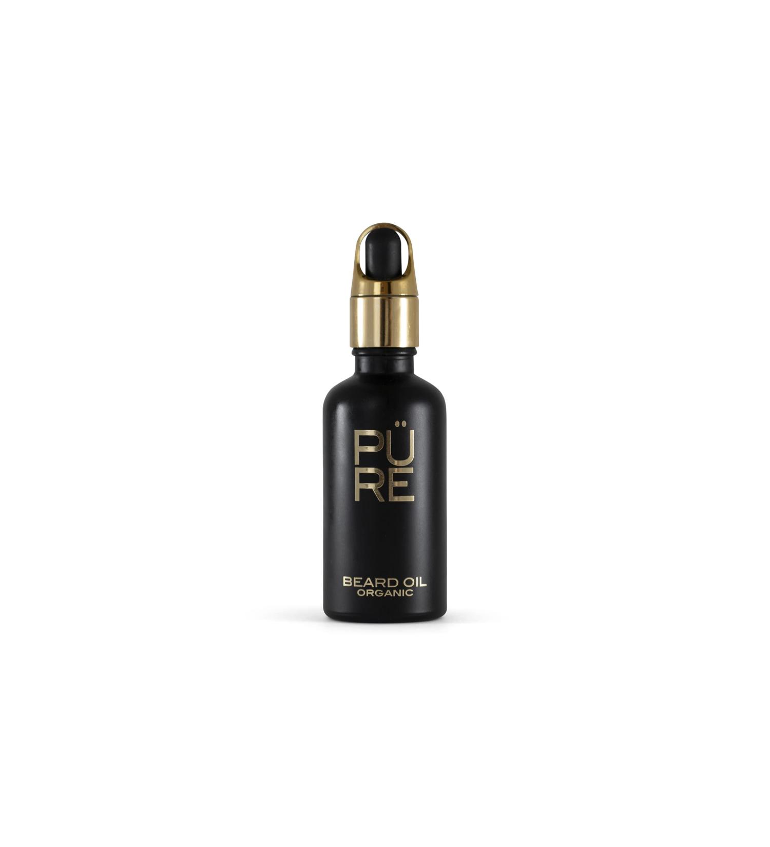 Certified Organic Beard Oil | 100% Natural & Vegan | The Pure Collection | Award-Winning Non-Greasy Oud Grooming Oil 1.69 fl oz - Buy Online on GoSupps.com