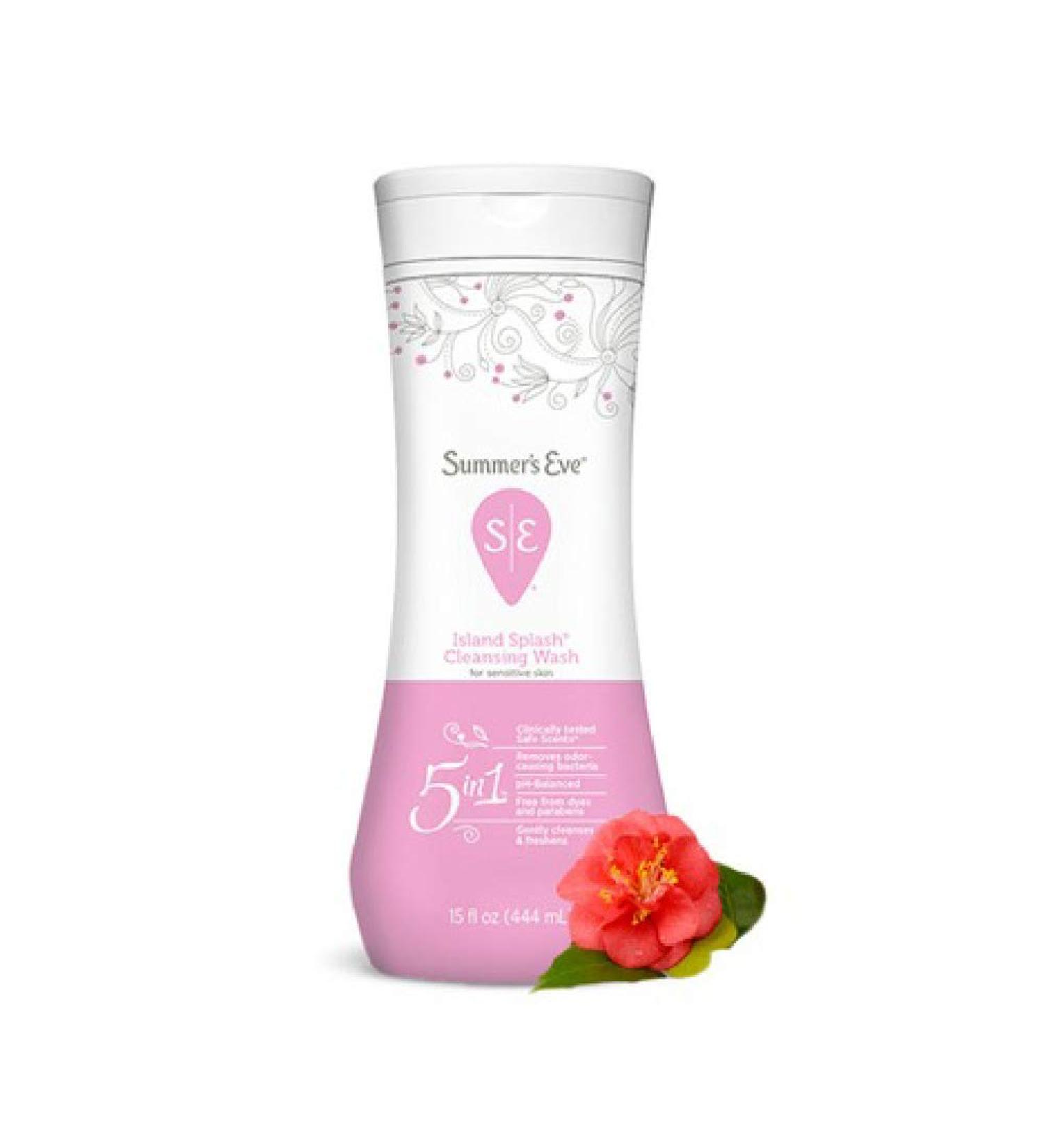 Summer's Eve Island Skin Wash - 15 Ounce | Gentle Cleansing for a Refreshing Summer Feel | Shop Now - Buy Online on GoSupps.com