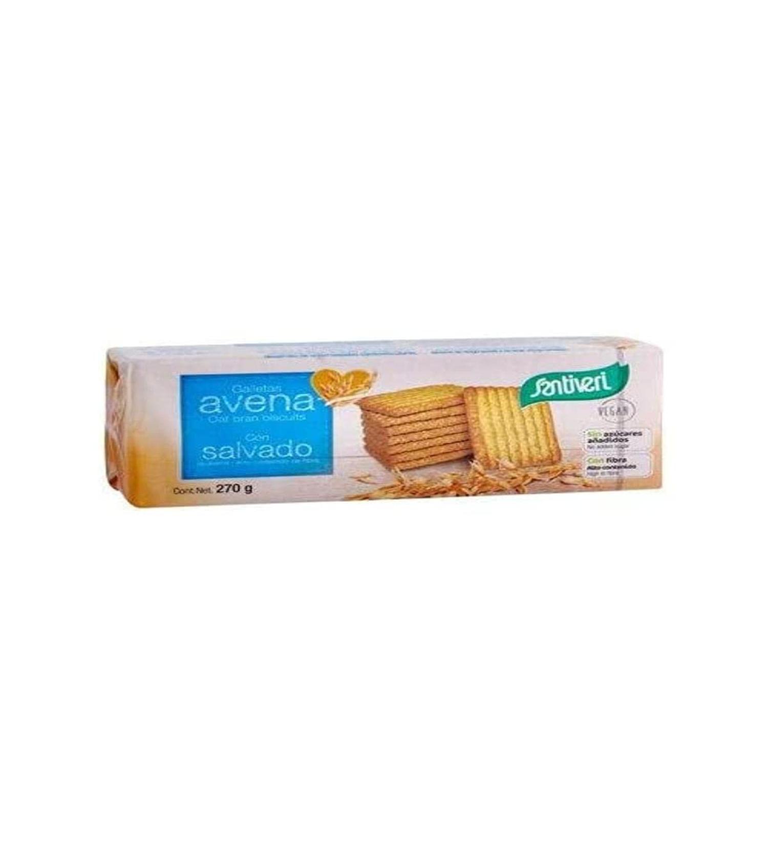 Santiveri Galletas Salvado De Avena 270 Gr 1 Pack