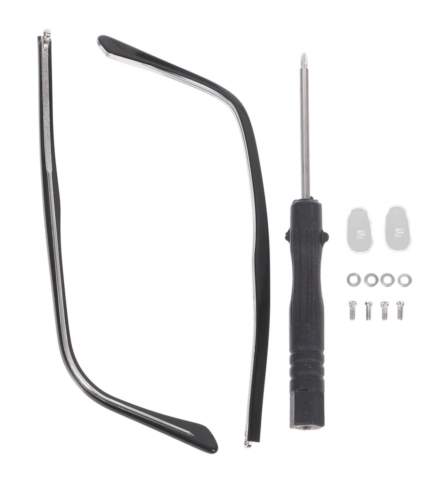 Buy Healvian Schnapps Glass Sunglasses - Universal Metal Replacement Bracket Set for DIY Repair Black Frame Arms - Buy Online on GoSupps.com