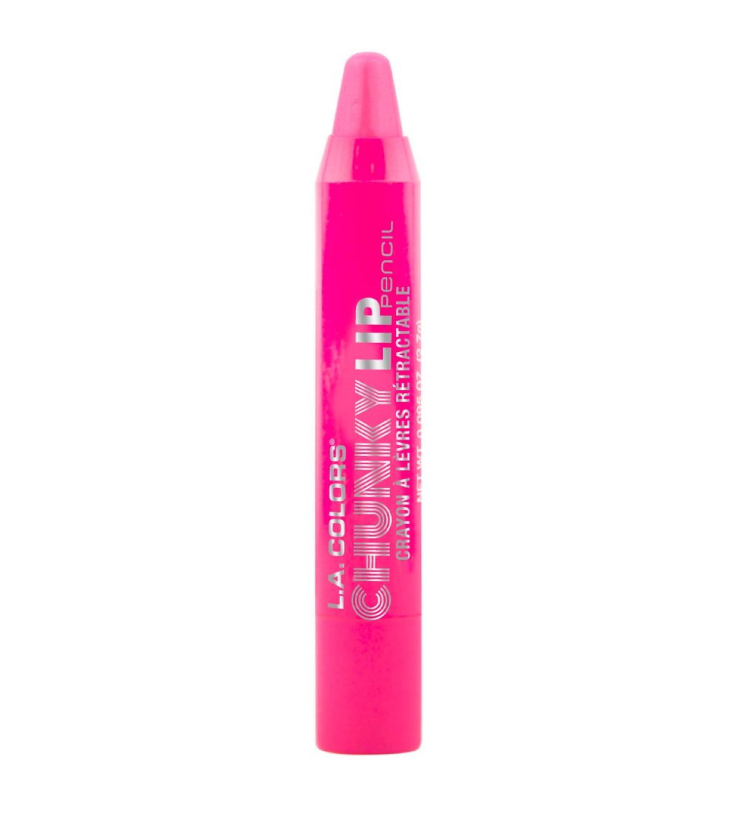 L.A. Colors Chunky Lip Pencil  Party Pink  0.04 Ounce