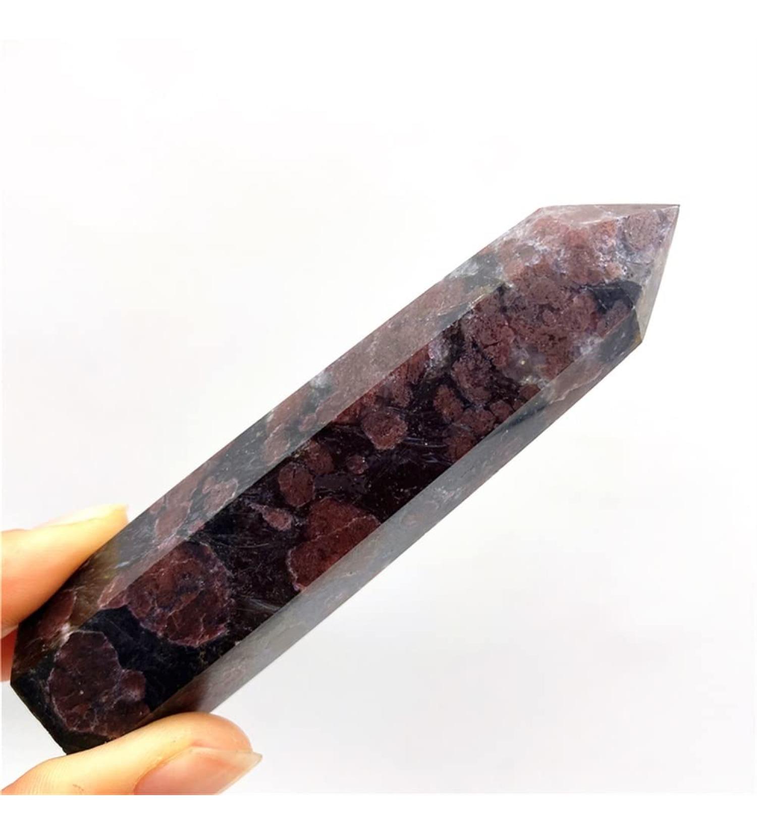 Natural Crystal Rough 1 Pack Natural Quartz Star Leaf Stone and Garnet Minaret Crystal Feng Shui Natural Stones Beautiful Crystal AGBLKLCME (Size : 60-70mm) - Buy Online on GoSupps.com