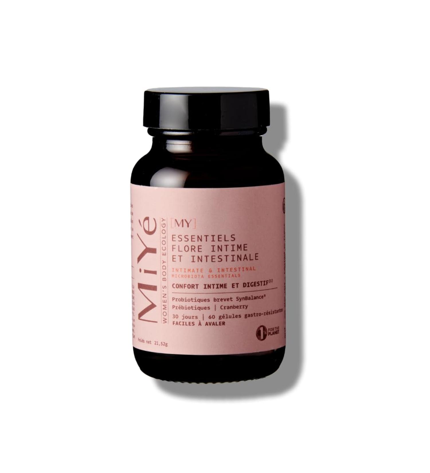 MiY | Probiotique flore intestinale & intime Brevet | 4 souches pr biotiques & probiotiques | 60 g lules gastro-r sistantes | 1 mois - Buy Online on GoSupps.com
