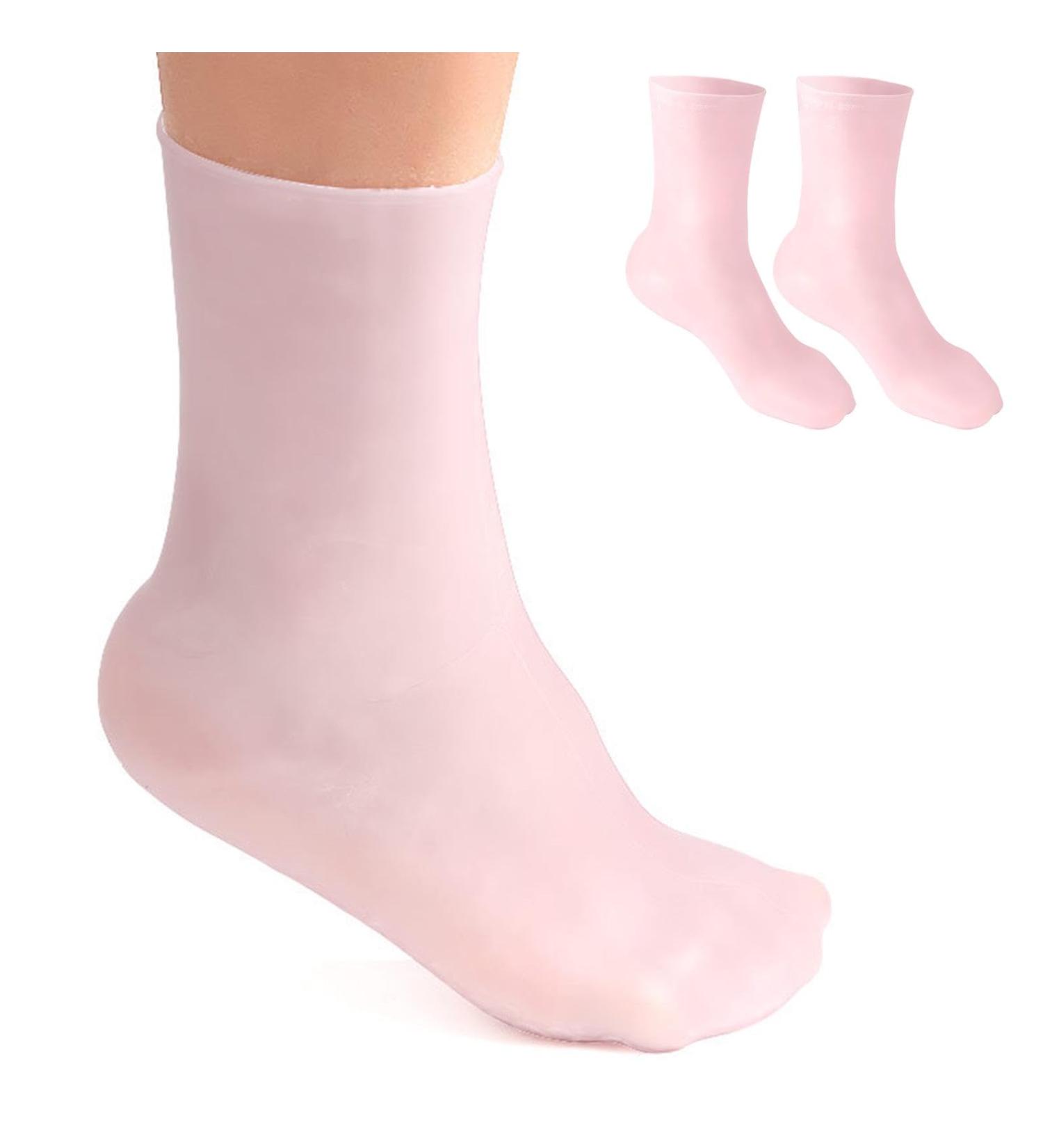 Soft Gel Moisturizing Socks Foot Spa Long Silicone Repai ugh Skin Calluses(S) - Buy Online on GoSupps.com